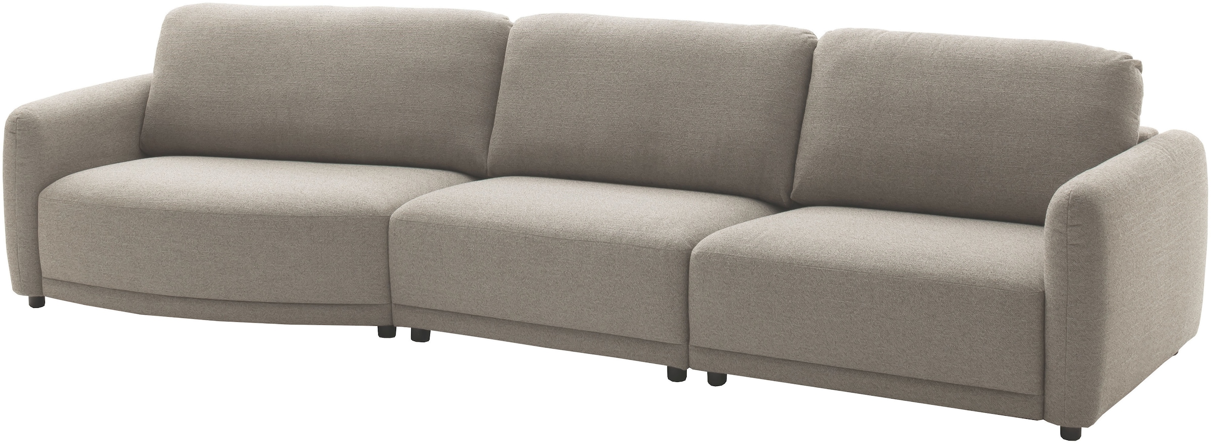 SCHÖNER WOHNEN-Kollektion "Wonder, Mega-Sofa, Modernes Design mit sanfter Rundung, Breite 349cm" Organische Form, Kammerkissen-Komfort & XXL-Maße