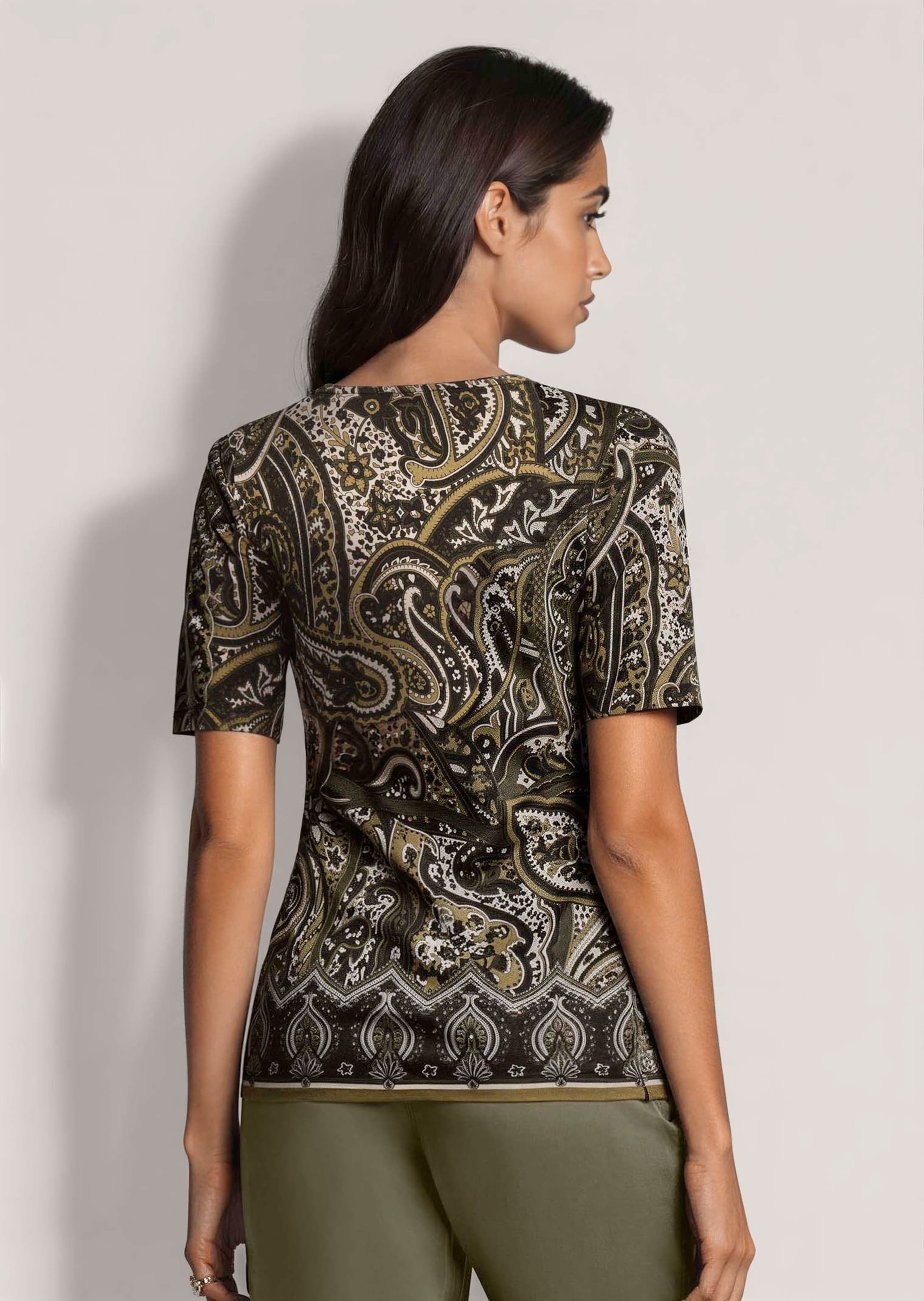 MADELEINE Kurzarmshirt »Shirt Shirt mit Paisley-Druck«