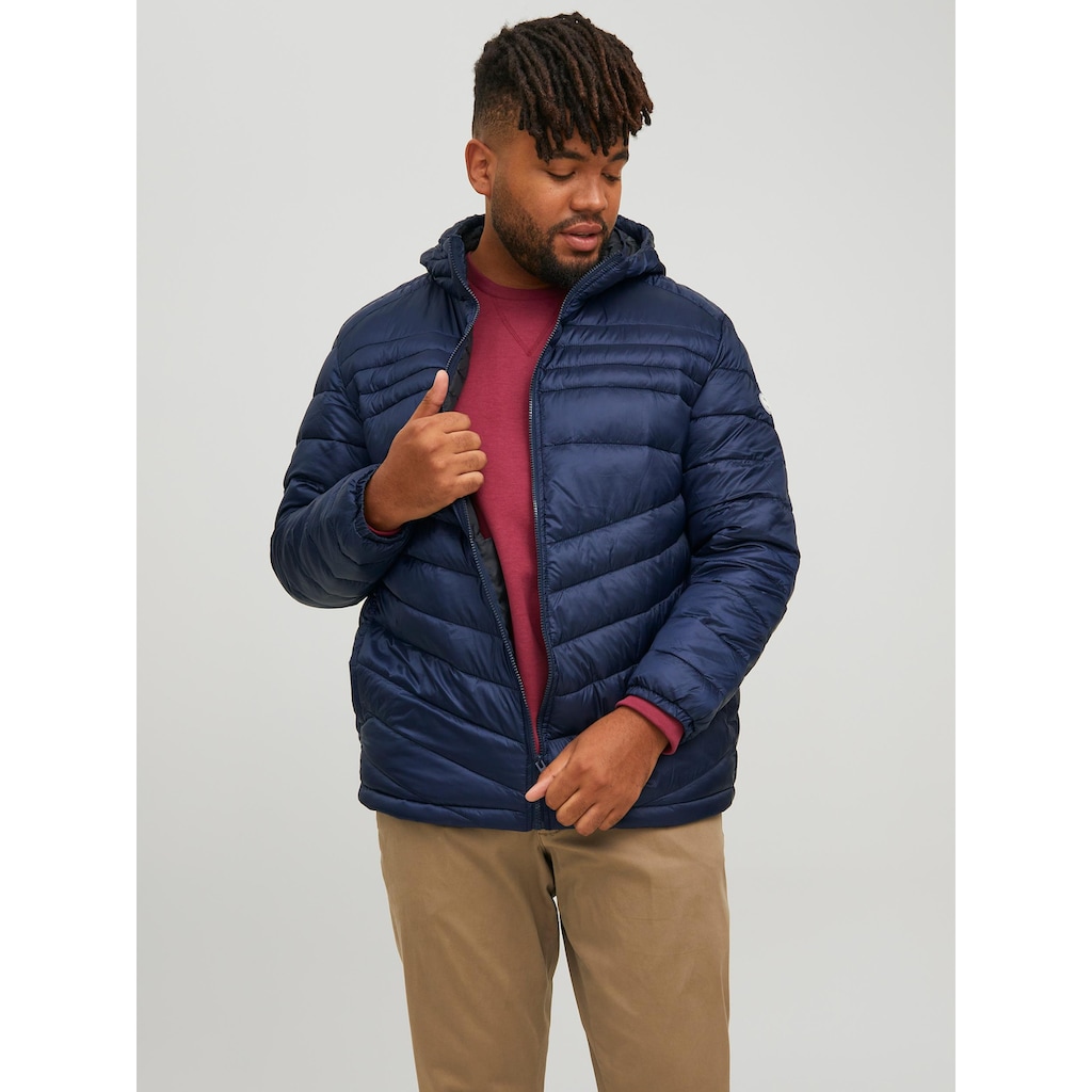 Jack & Jones PlusSize Steppjacke »JJEHERO PUFFER HOOD PS SN«, mit Kapuze