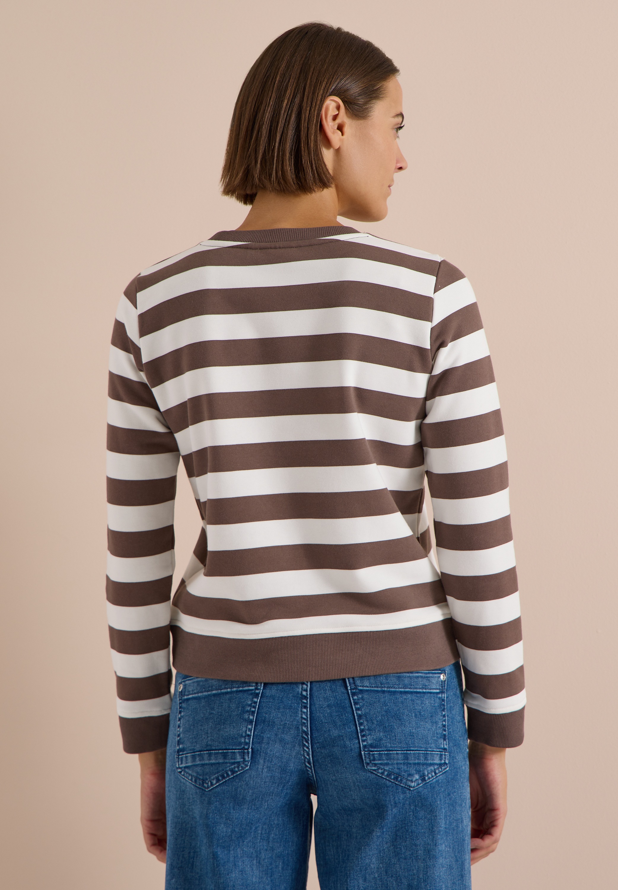 Cecil Sweatshirt , im angenehmen Materialmix
