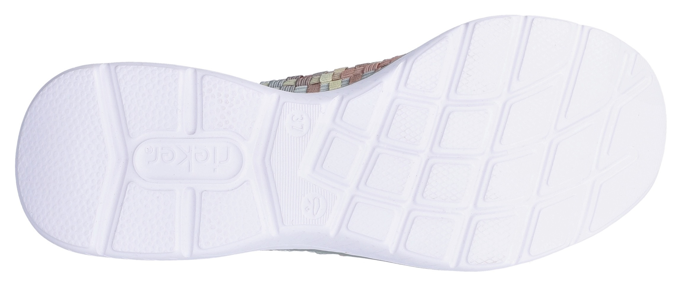 Thumbnail - Rieker Riemchenballerina Slipper, Schlupfschuh mit MemoSoft-Innensohle