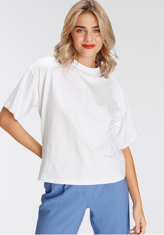 AJC Oversize-Shirt, mit modisch breitem Rippen-Rundhalsausschnitt - NEUE KOLLEKTION kaufen