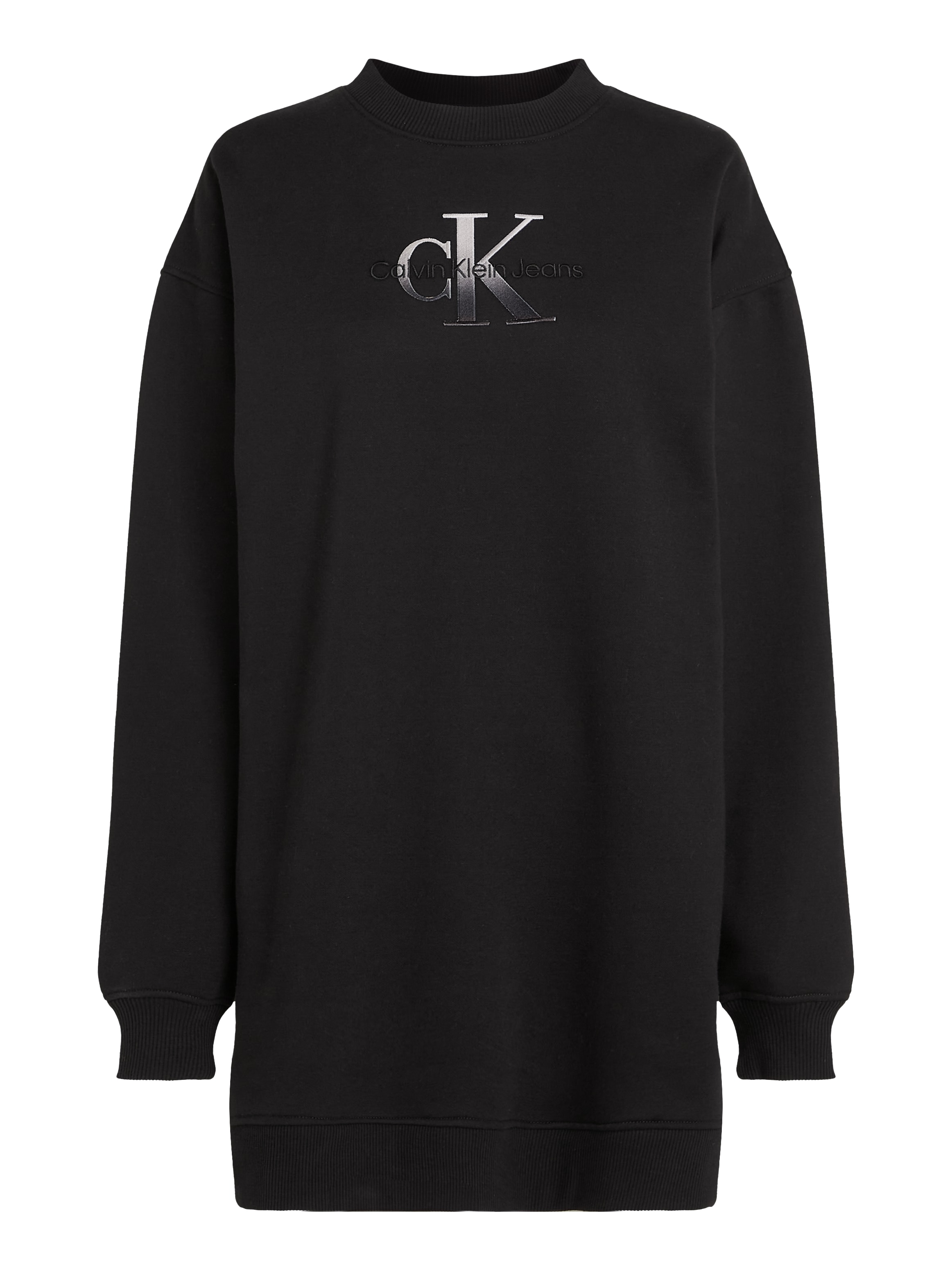 Calvin Klein Jeans Sweatkleid »EMBROIDERED MONOLOGO CREW DRESS«, mit Logostickerei