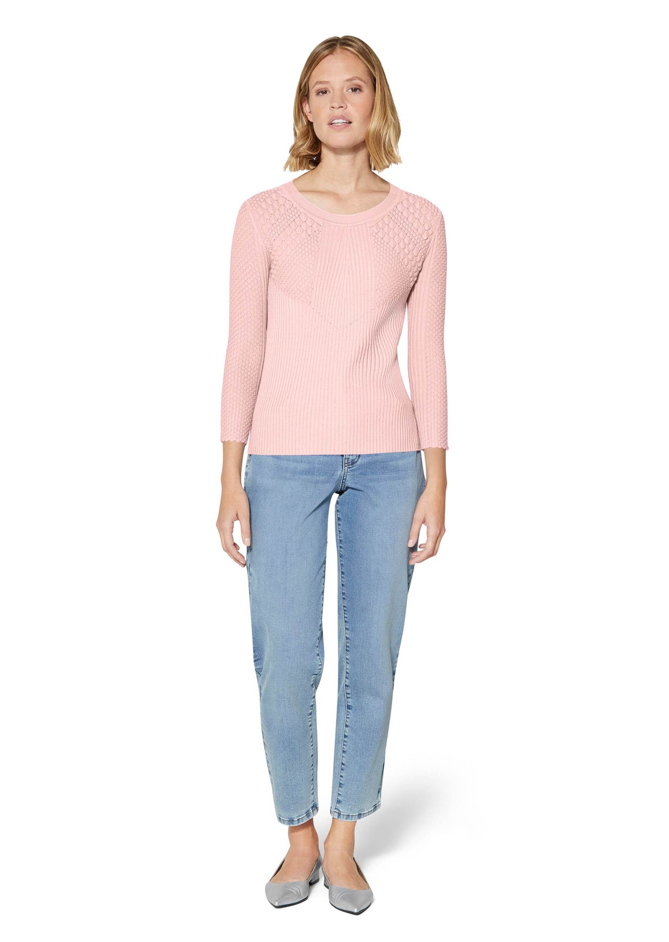 MADELEINE Longpullover »Pullover Rippstrickpullover«