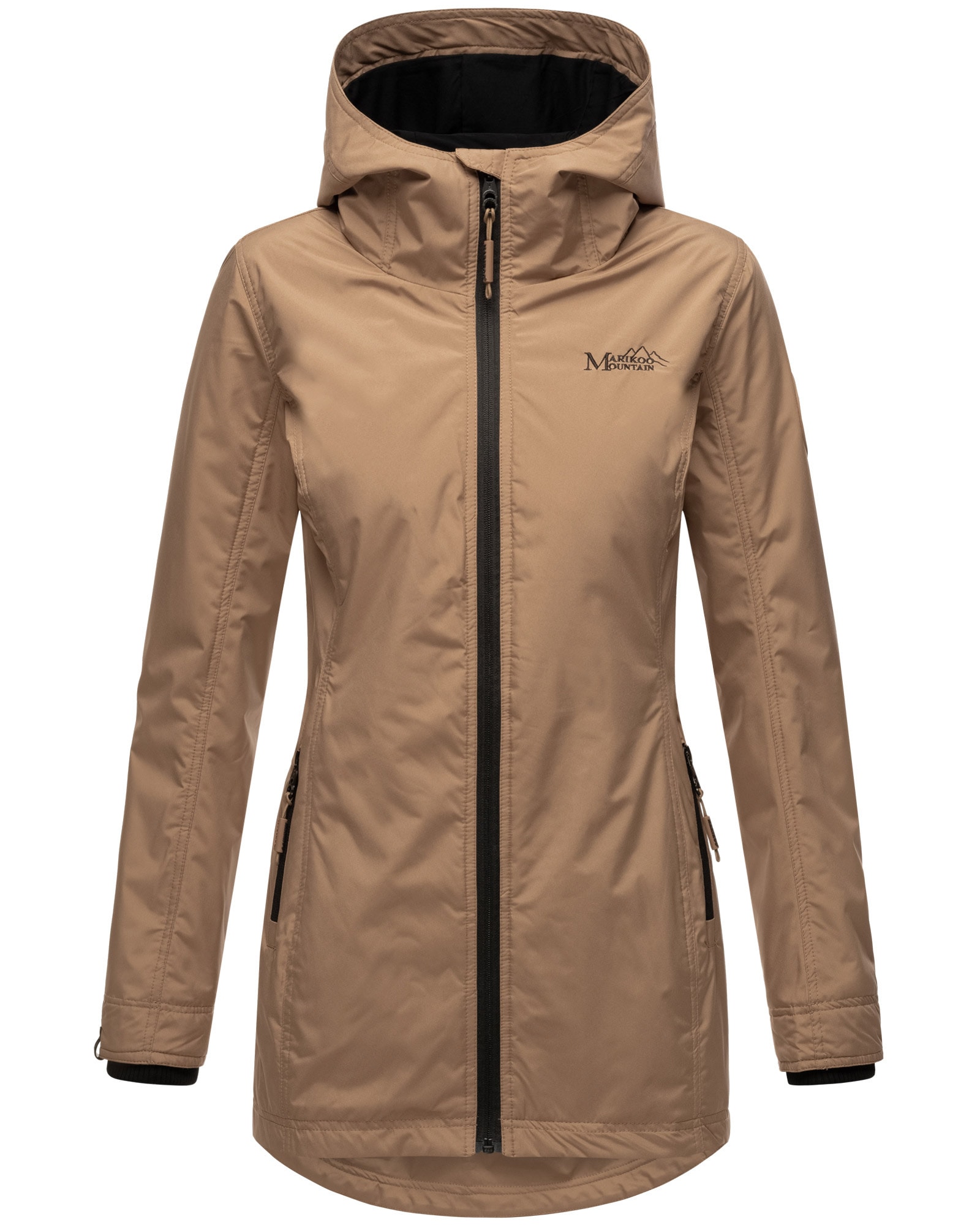 Marikoo Outdoorjacke »Honigbeere«, sportliche Übergangsjacke mit Kapuze