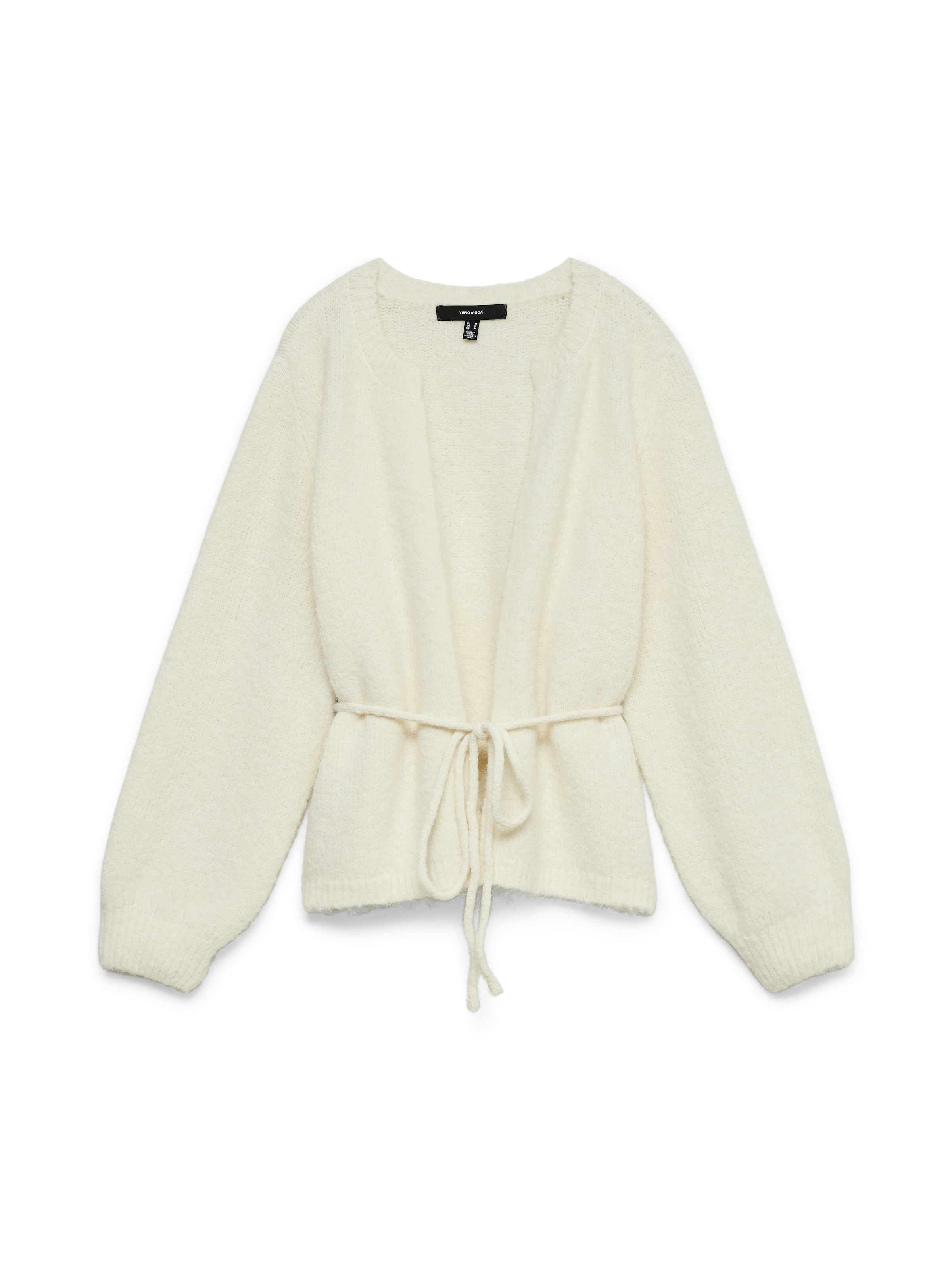 Vero Moda Strickjacke "Vmberry Ls O-Neck Tie Cardigan Noos" Materialmix