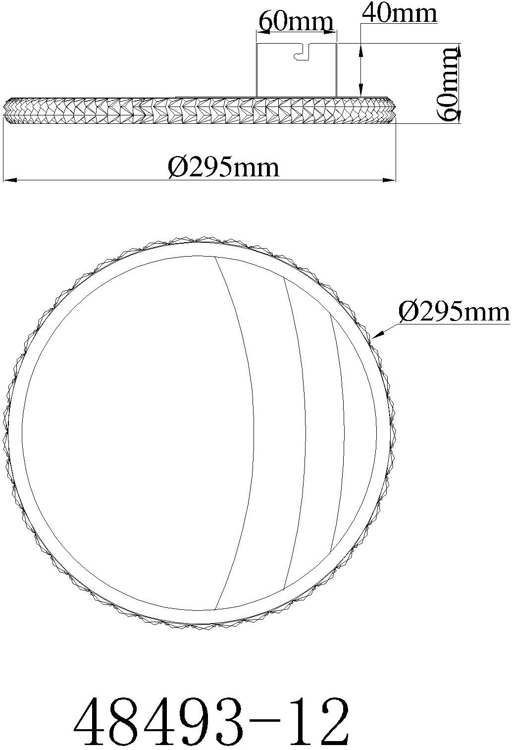 GLOBO LIGHTING Deckenleuchte »CONSTANCE« LED-Modul 1 Stk. LED Deckenleuchte für Wohn- & Schlafzimmer gold