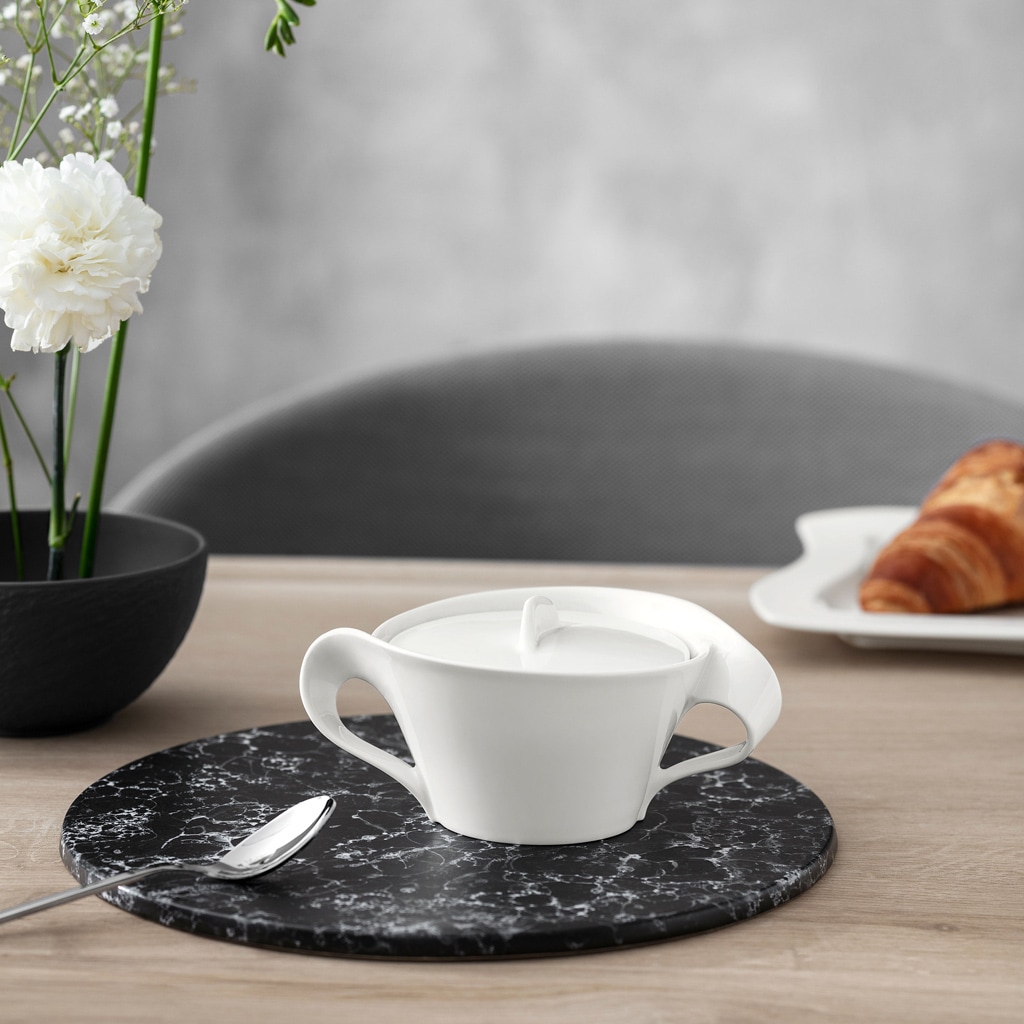 Villeroy & Boch Zuckerstreuer »Zuckerdose NewWave 260 ml weiß«