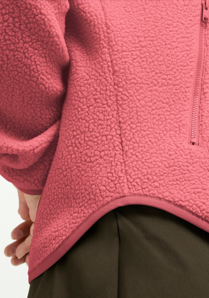 Jack Wolfskin Fleecejacke »LITE CURL FZ W« atmungsaktives Material, elastische Kanten, Reißverschlusstaschen