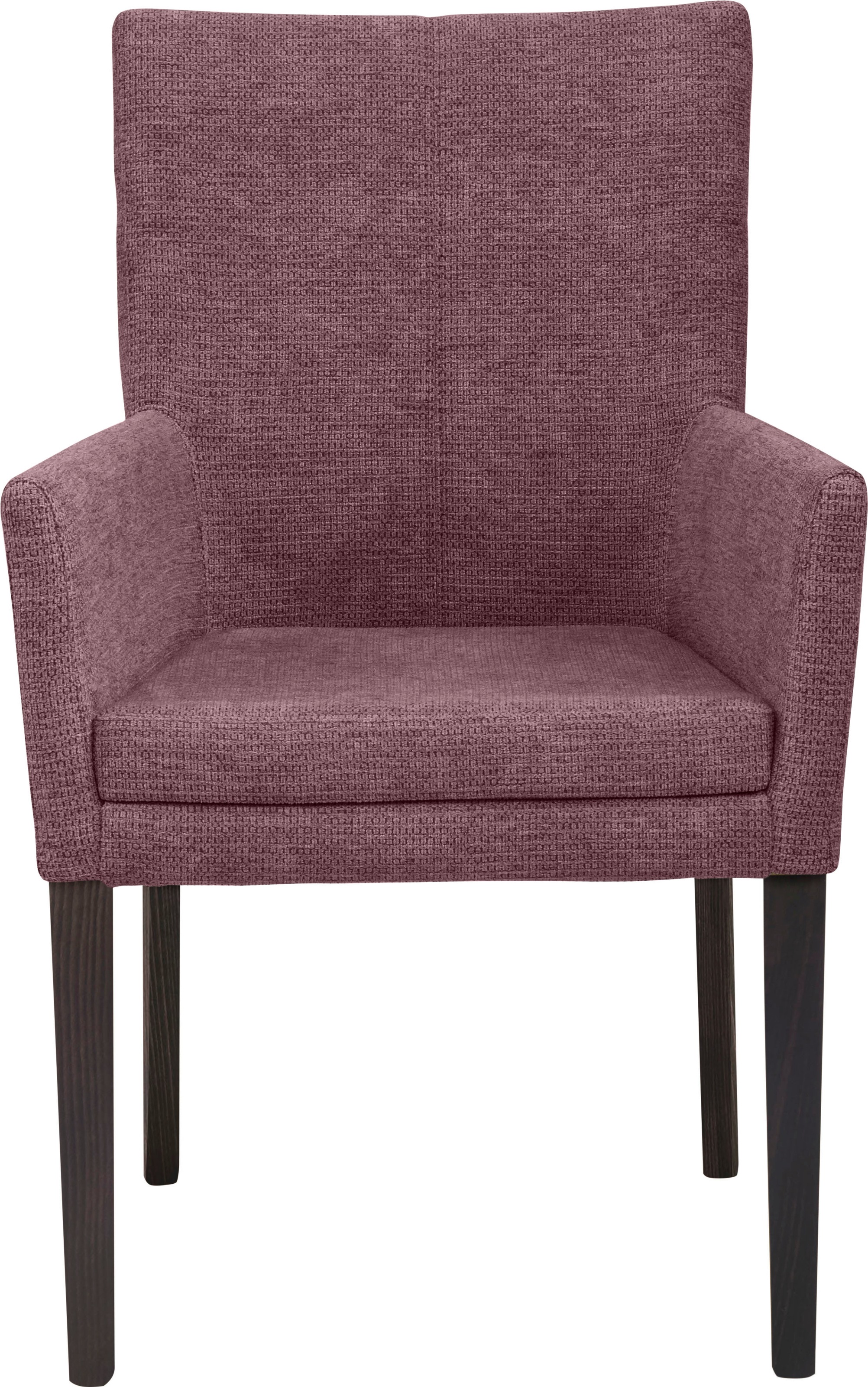 Home affaire Armlehnstuhl "Aspen" () Beine aus massiver Buche, wengefarben günstig online kaufen