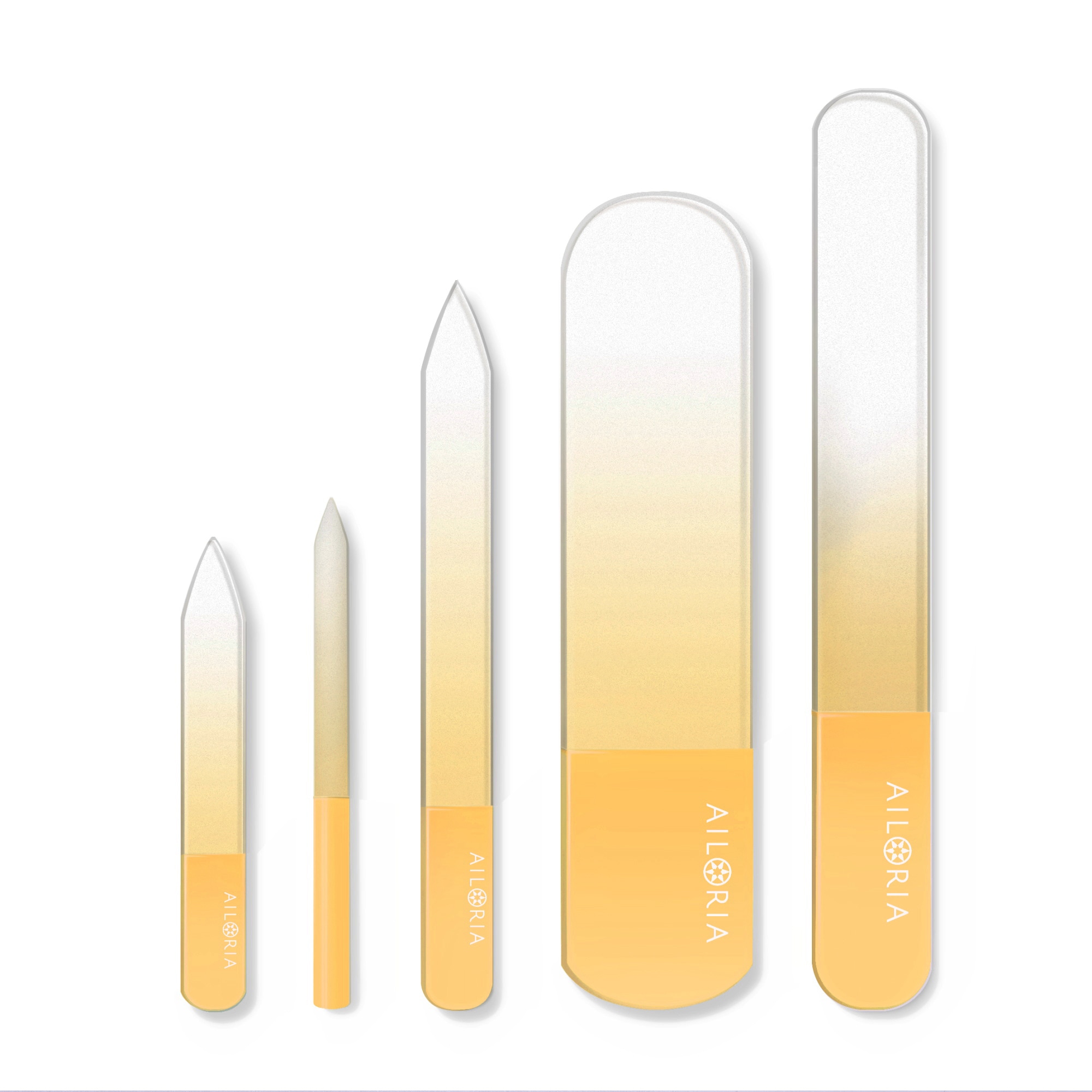 AILORIA Glasnagelfeile »Glas-Nagelfeilenset CONTOUR LUXE«