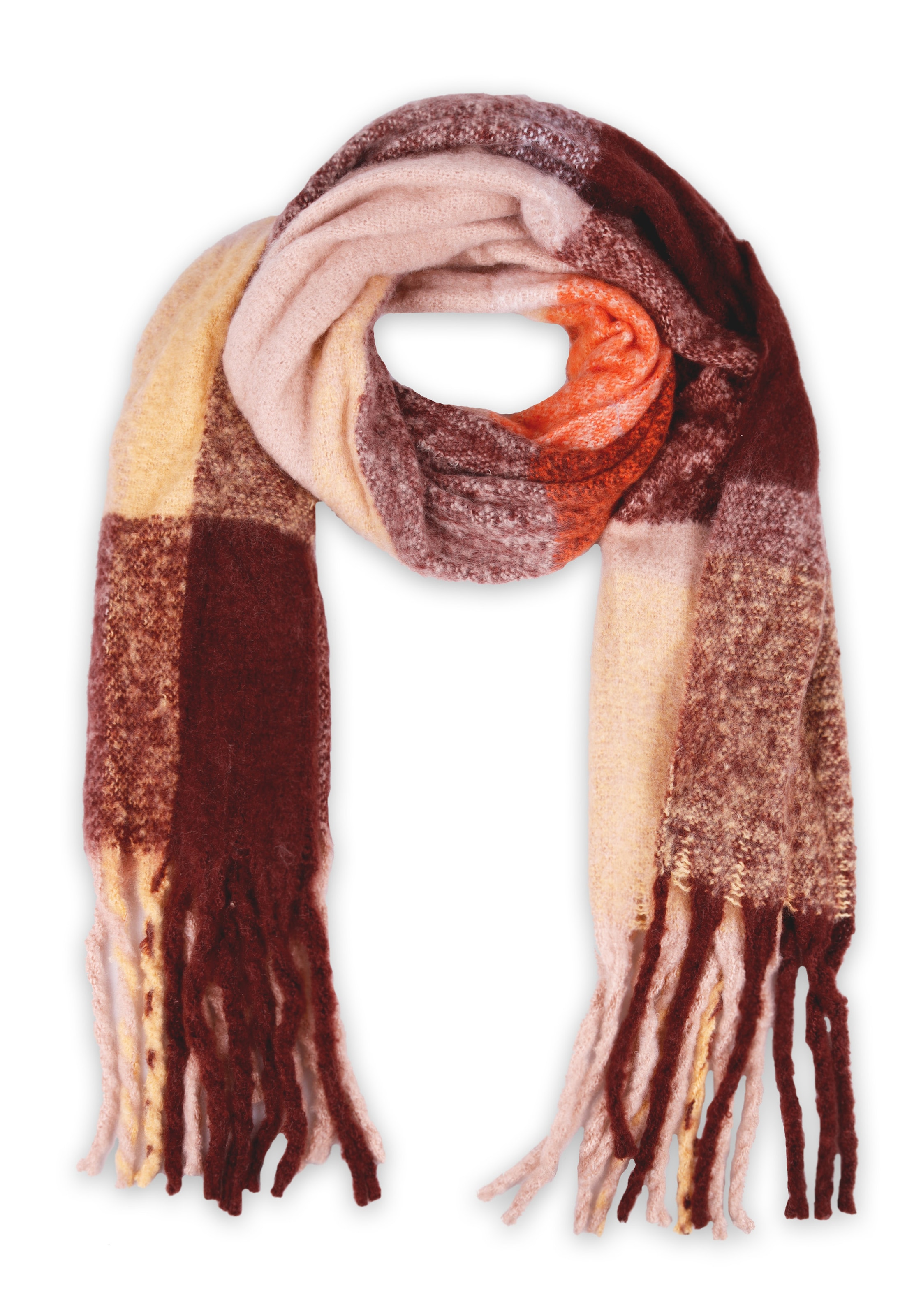 Capelli New York Modeschal, -er Packung, lange Fransen, Feinstrick, wärmend günstig online kaufen