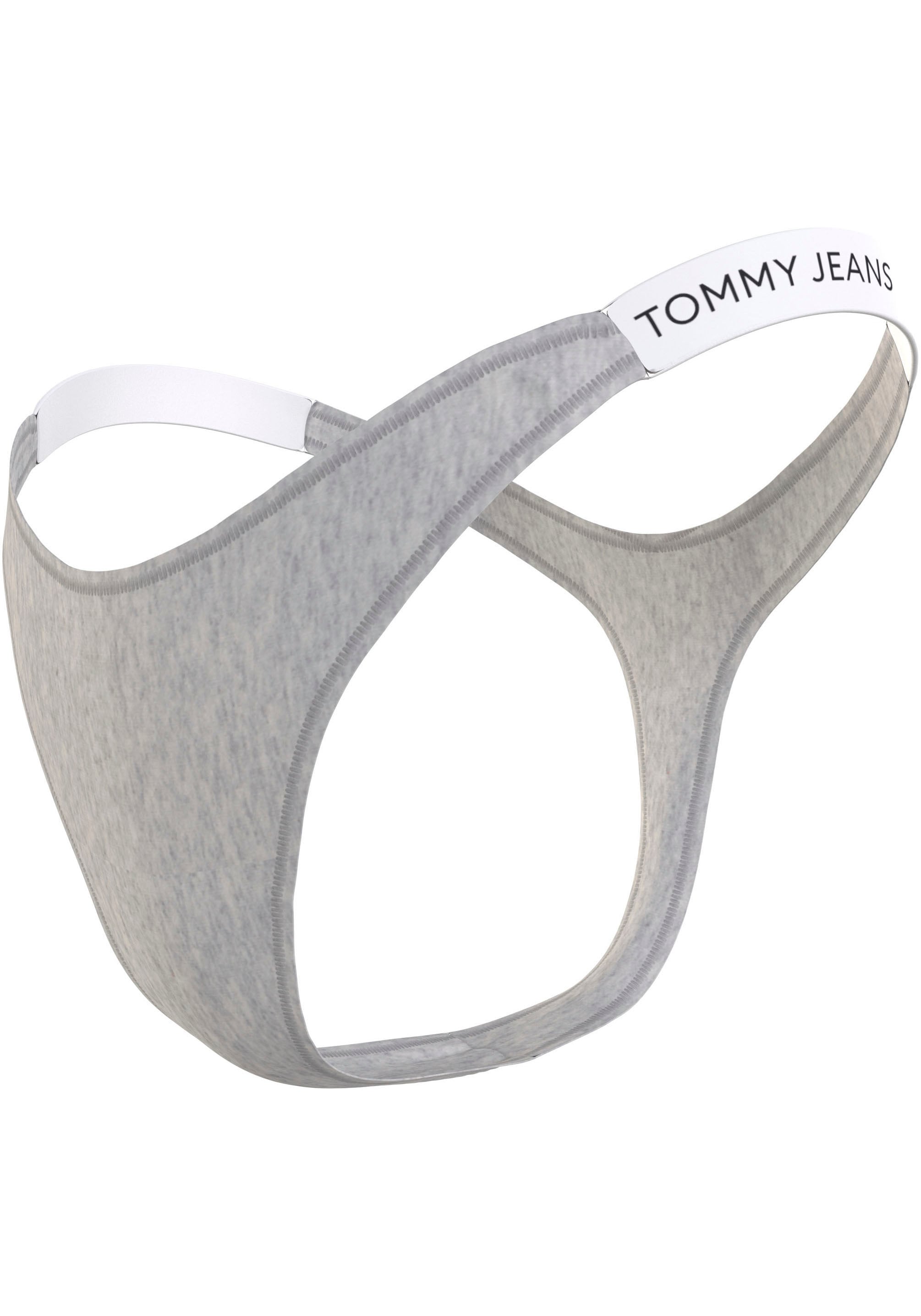 Tommy Hilfiger Underwear String »HIGH LEG THONG (EXT SIZES)«, meliert, Logoschriftzug