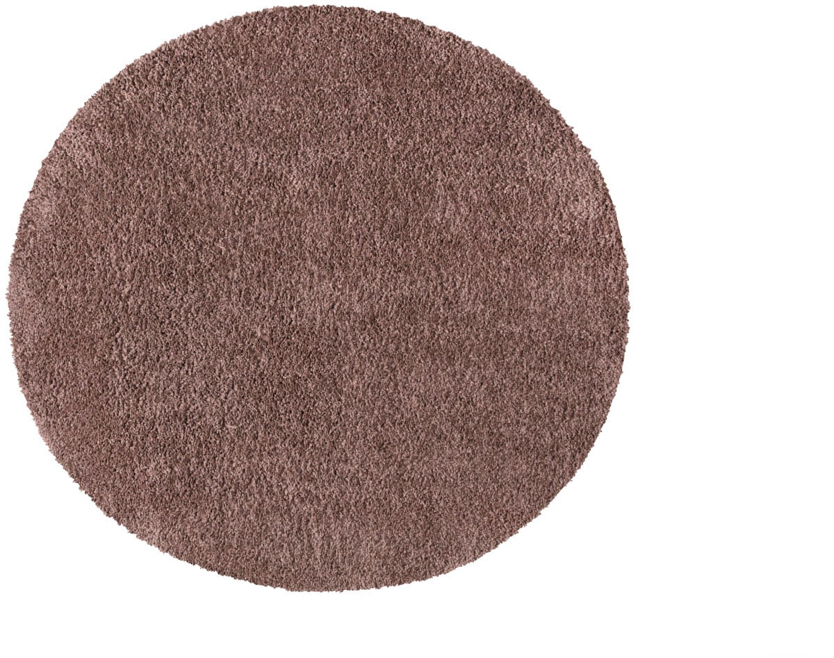 Carpet City Hochflor-Teppich »City Shaggy«, rund, 30 mm Höhe, Teppich Langflor, Uni, Shaggy, flauschig-weich