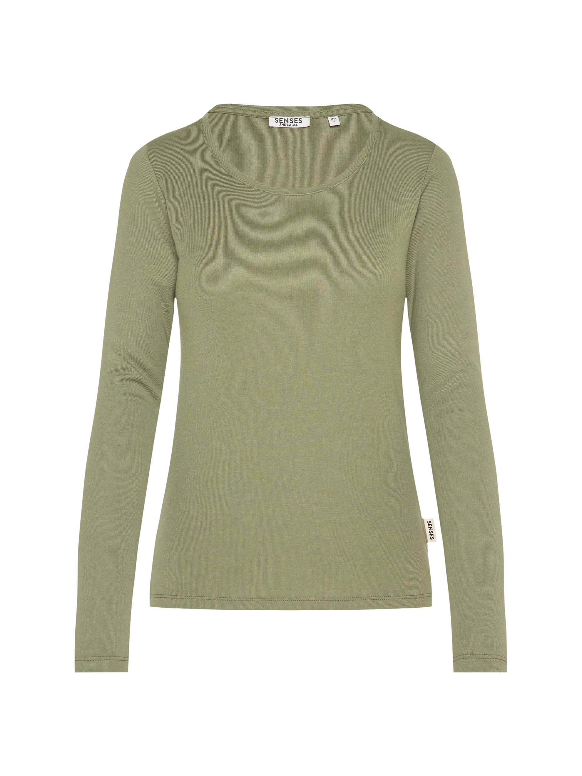SENSES.THE LABEL Rundhalsshirt in softer Haptik