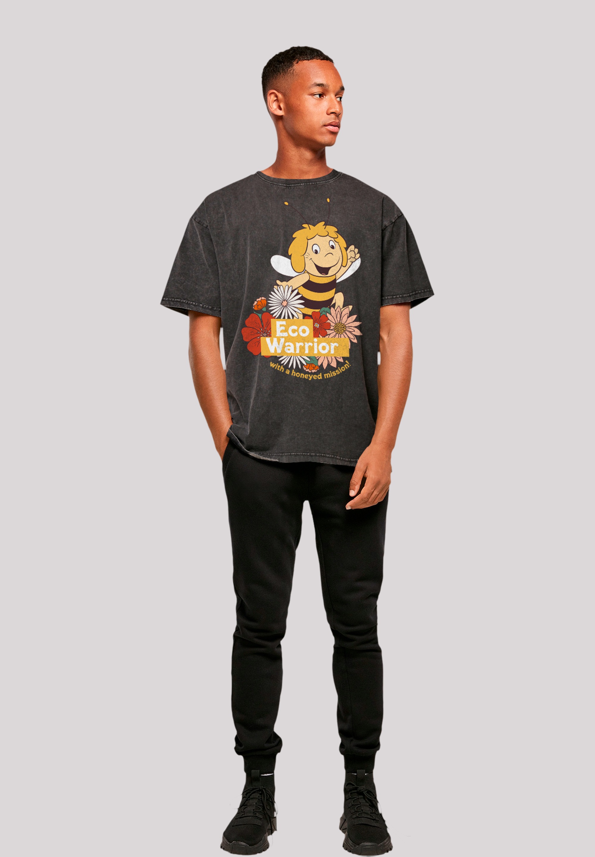 F4NT4STIC T-Shirt »Die Biene Maja Eco Warrior Heroes of Childhood«, Nostalgie, Retro, Heroes of Childhood