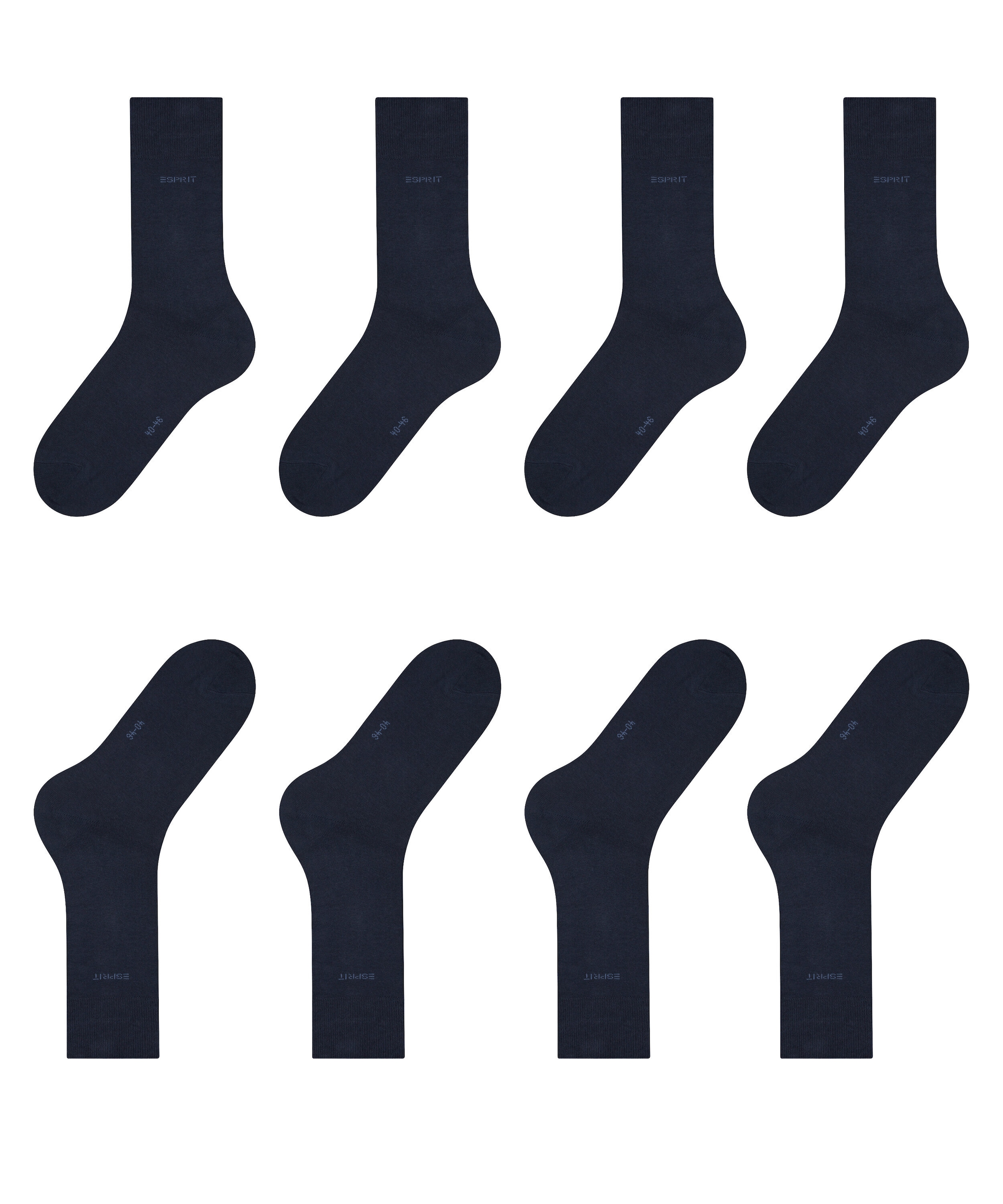 Esprit Socken »Solid« uni Socken, Basic Vorteilspack, wadenhoch