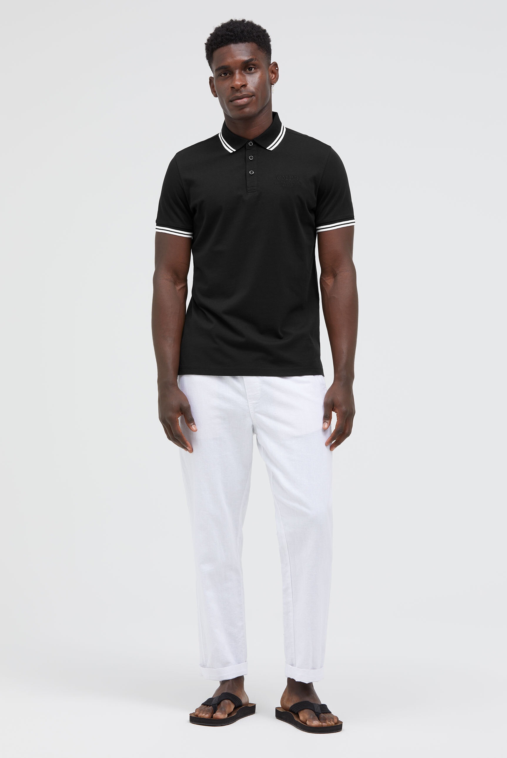 CMPD Poloshirt Women's Black Size S 2