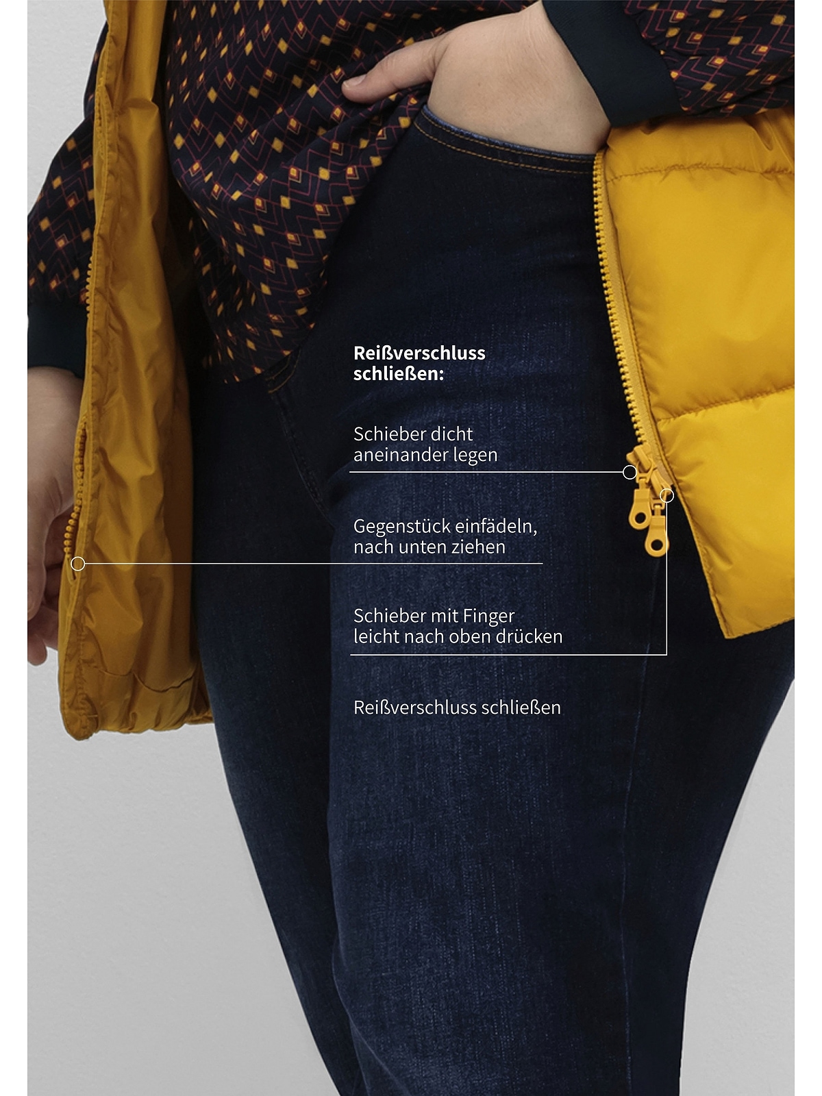 Sheego Steppweste Größen«, in A-Linie, kaufen mit 2-Wege-Zipper »Große Kapuze | für und BAUR