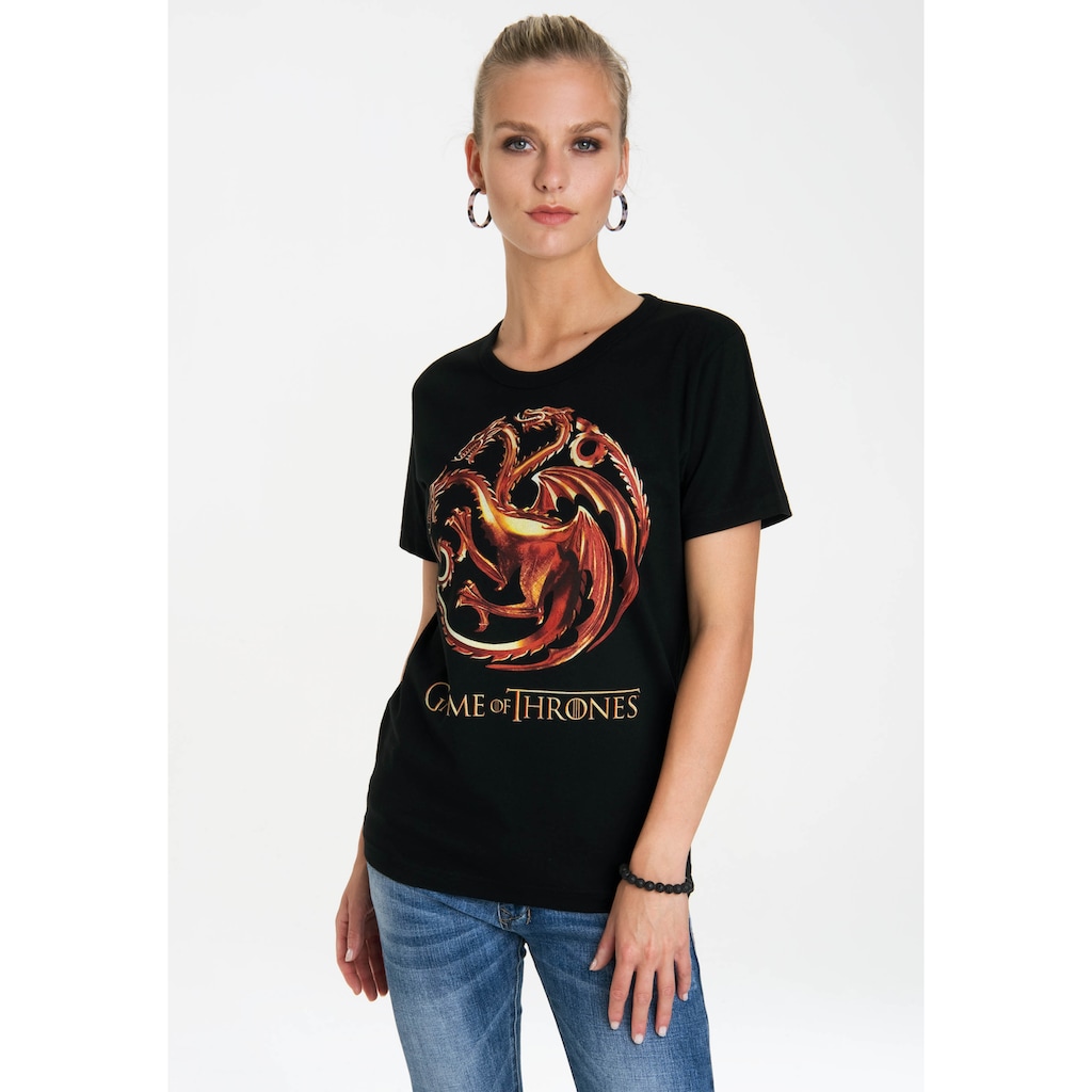 LOGOSHIRT T-Shirt »Game of Thrones« mit lizenziertem Originaldesign