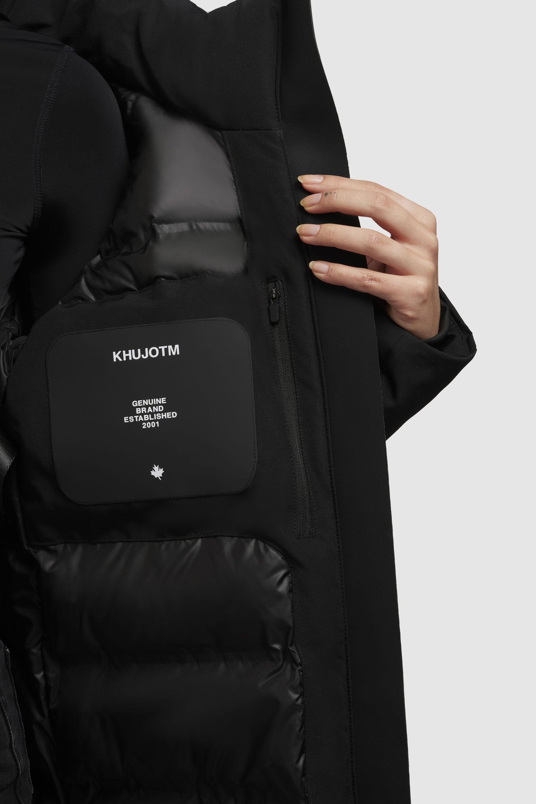 khujo Wintermantel »Lofi2«, Langer Damen Winterparka mit Kapuze