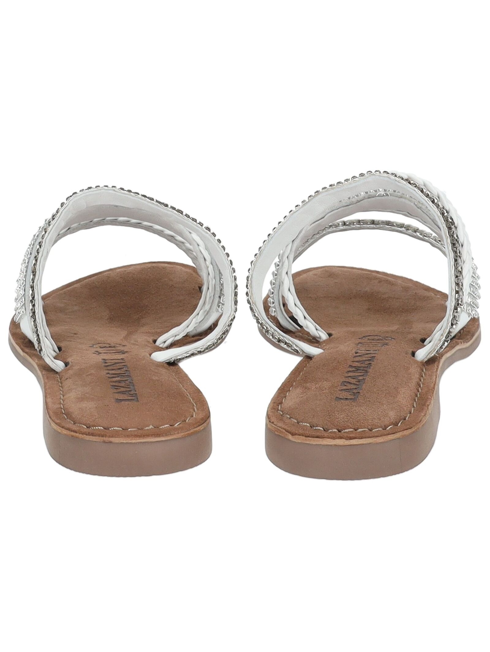 Lazamani Mules White Size 36 3
