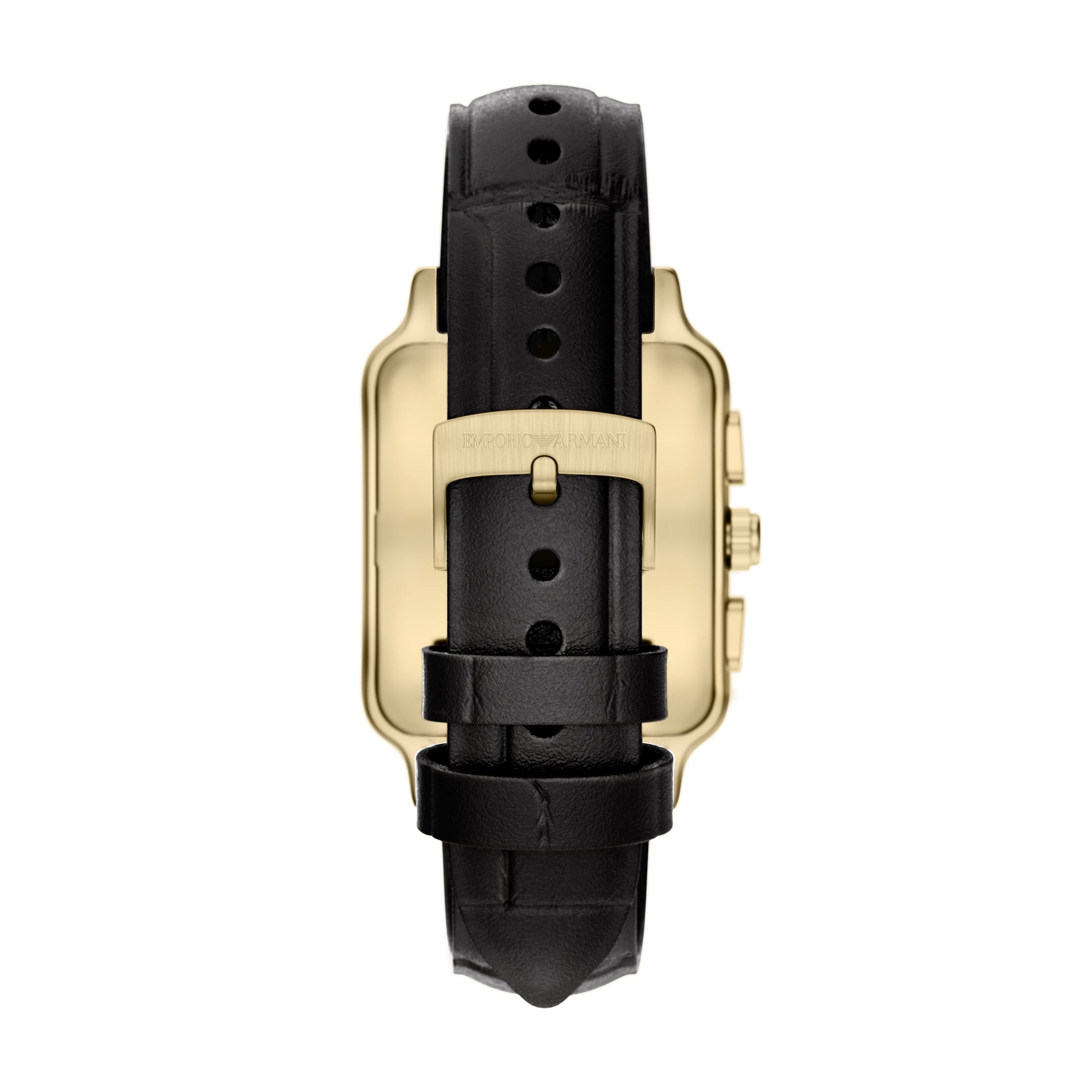 Emporio Armani Chronograph Quarzuhr, Armbanduhr, Herrenuhr, Lederarmband, analog