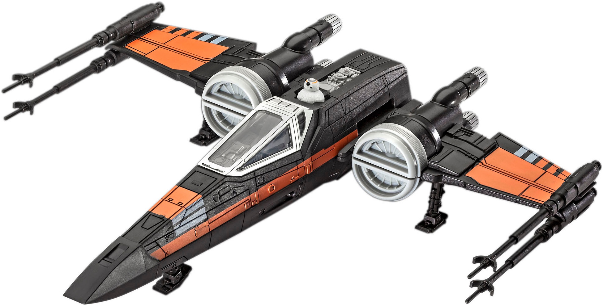 Revell® Modellbausatz »Build&Play, Star Wars Poe's X-Wing Fighter«, mit Sound