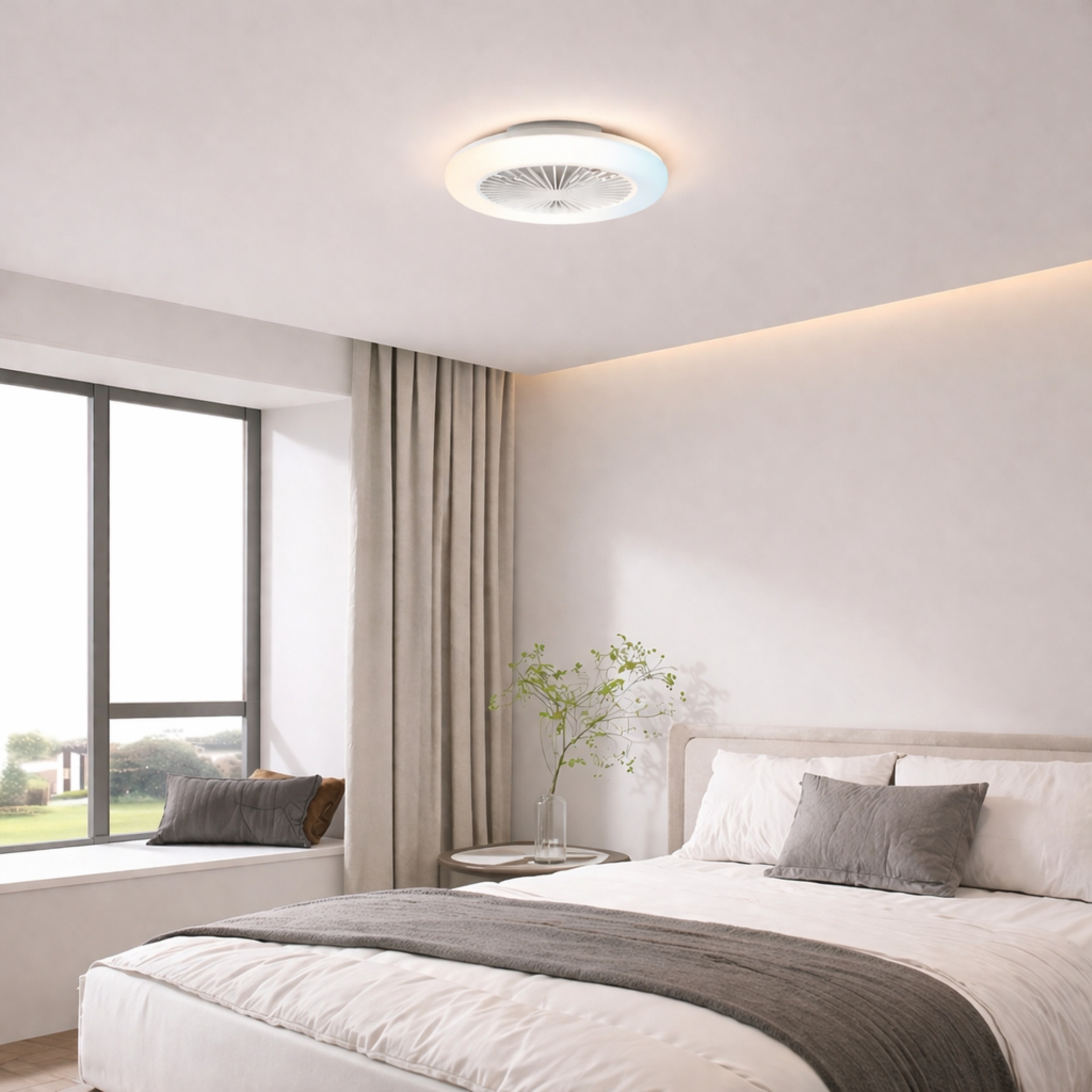 Brilliant LED Deckenleuchte »Montero« LED-Modul 1 Stk. warmweiß - kaltweiß LED-Deckenventilator, Ø 42 cm, 2700 lm, 2700-6500 K