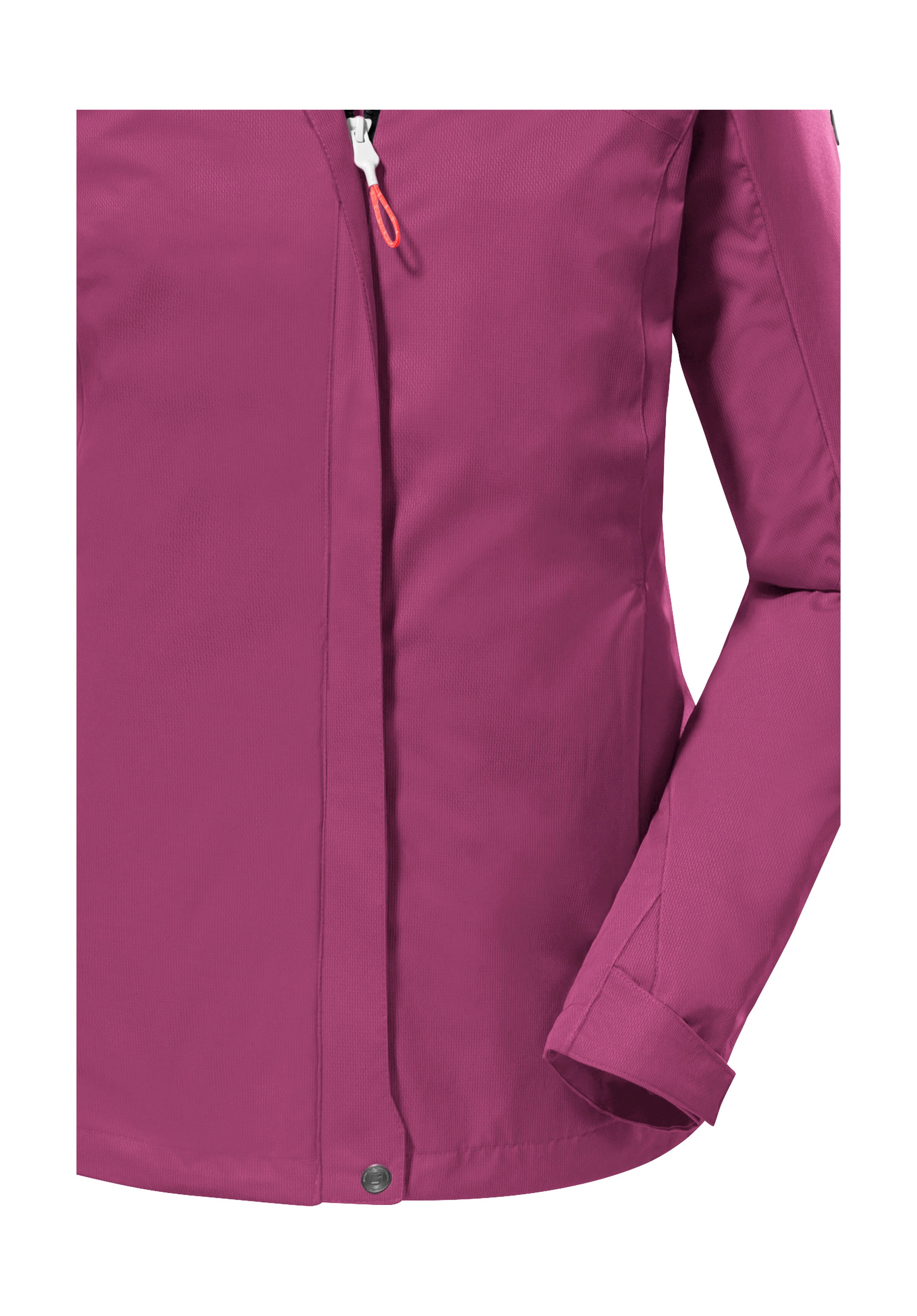 Killtec Outdoorjacke »KOS 133 WMN JCKT«, Wasser- und winddichte Damenjacke mit abnehmbarer Kapuze, PFAS-frei