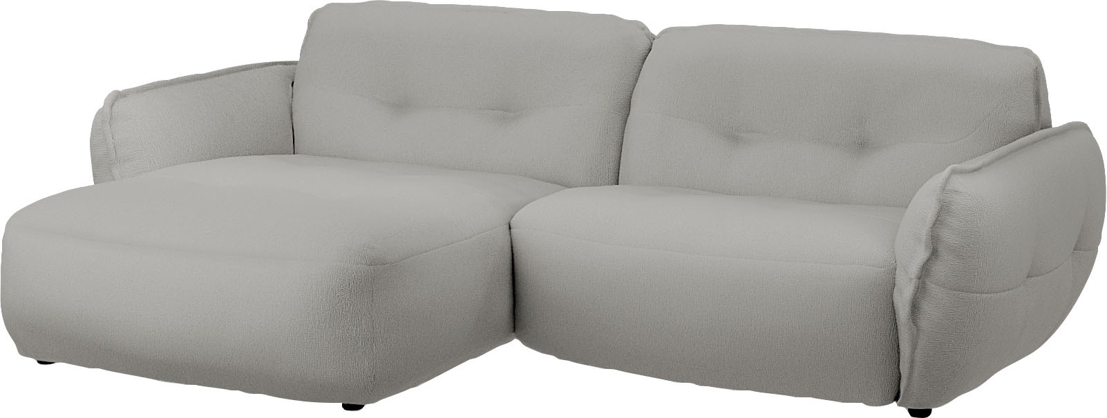 BETYPE Ecksofa »Be Fluffy«, Softes Sitzgefühl, moderne Kedernaht, hochwertiger Bezug