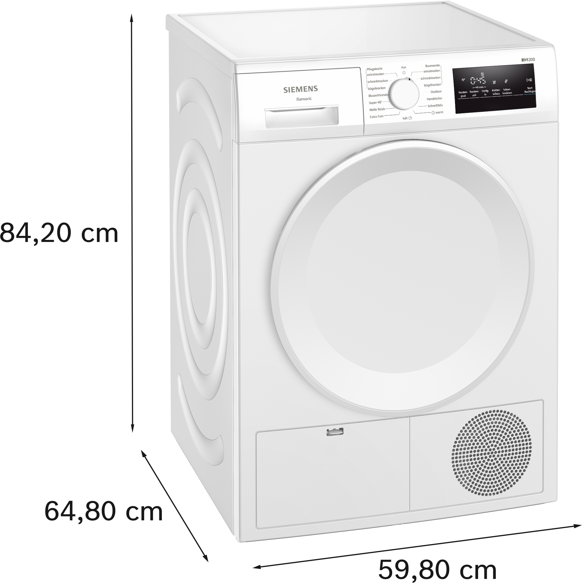 SIEMENS Wärmepumpentrockner »WT43H004« iQ300