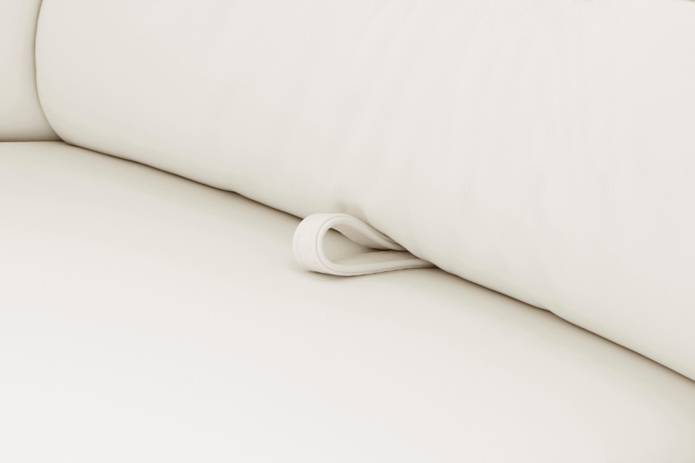 Places of Style Ecksofa »Sardinien L-Form«, mit Kopfteilverstellung, wahlweise mit Bettfunktion