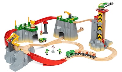 Spielzeugeisenbahn-Erweiterung »BRIO® WORLD, Gebirgs-Frachten Set Deluxe«, (Set)