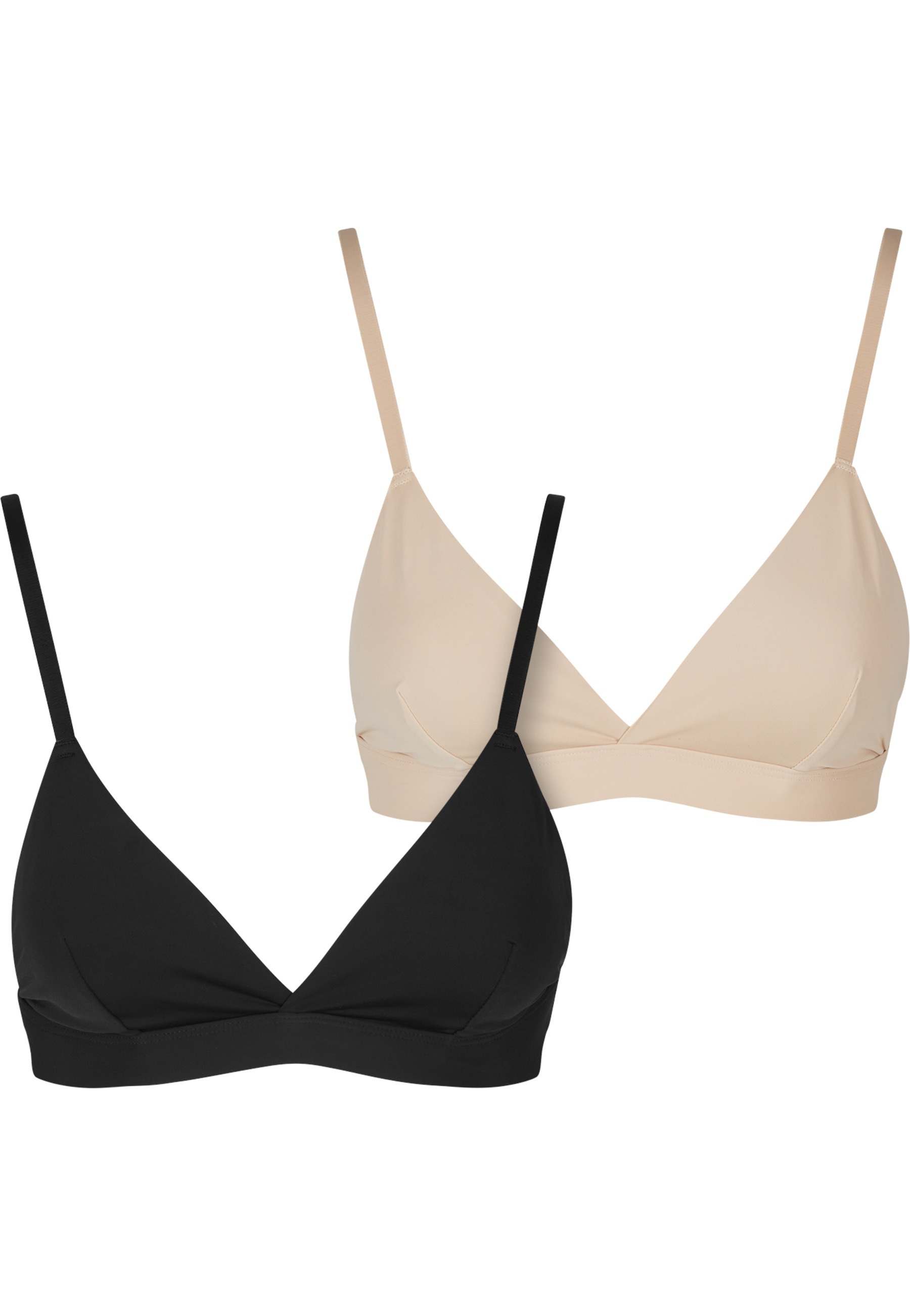 URBAN CLASSICS Sport-BH "Urban Classics Ladies Basic unpadded Bra 2-Pack" günstig online kaufen