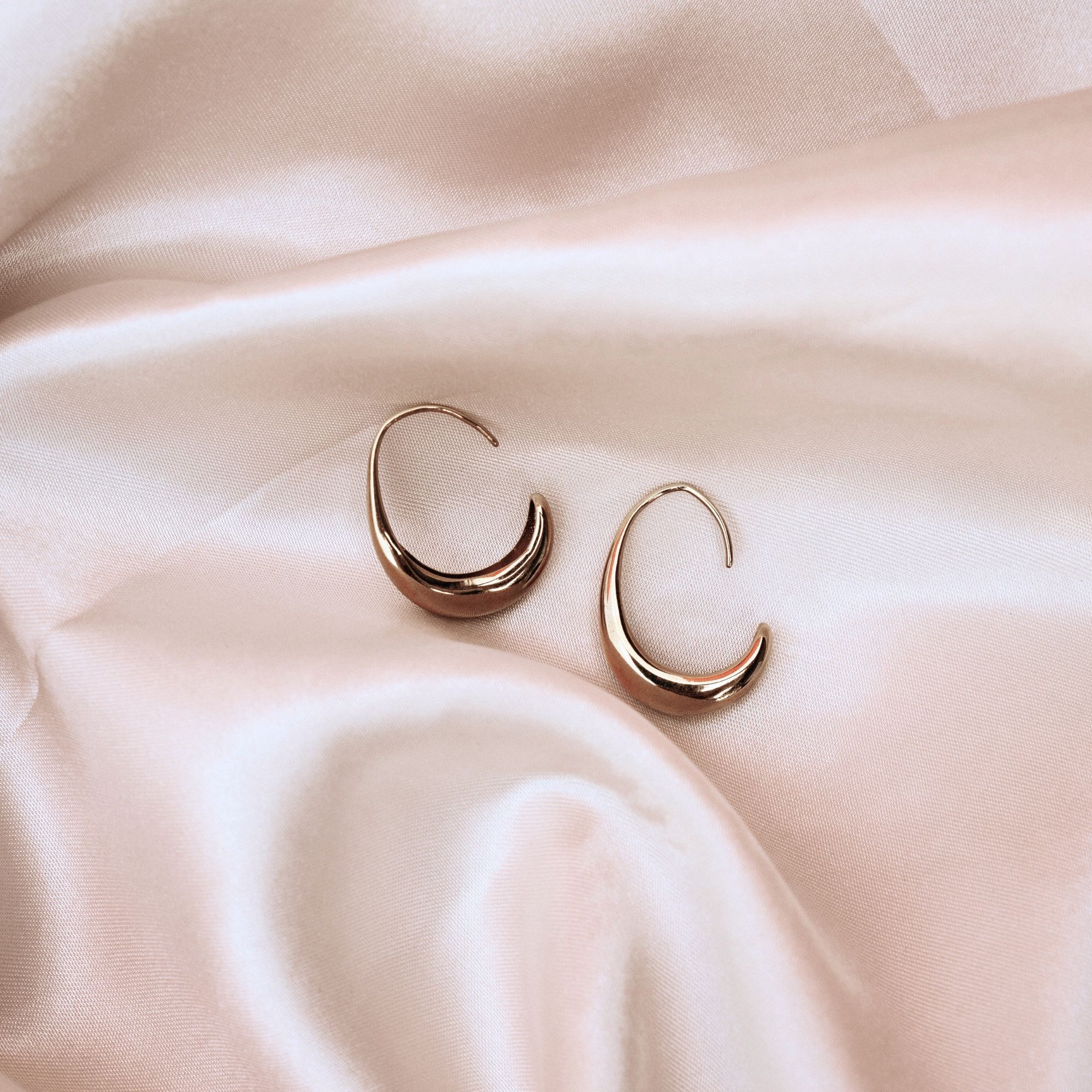 Echtzeit Paar Creolen »Schmuck Geschenk Edelstahl Ohrringe The Classy Drop«
