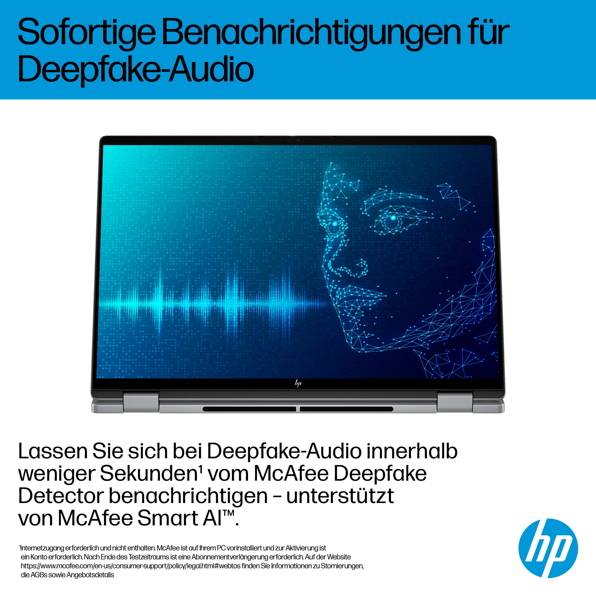 HP Convertible Notebook »OmniBook X Flip 16-ar0077ng«, 40,6 cm, / 16 Zoll, AMD, Ryzen™ AI 7, Radeon 860M, 512 GB SSD