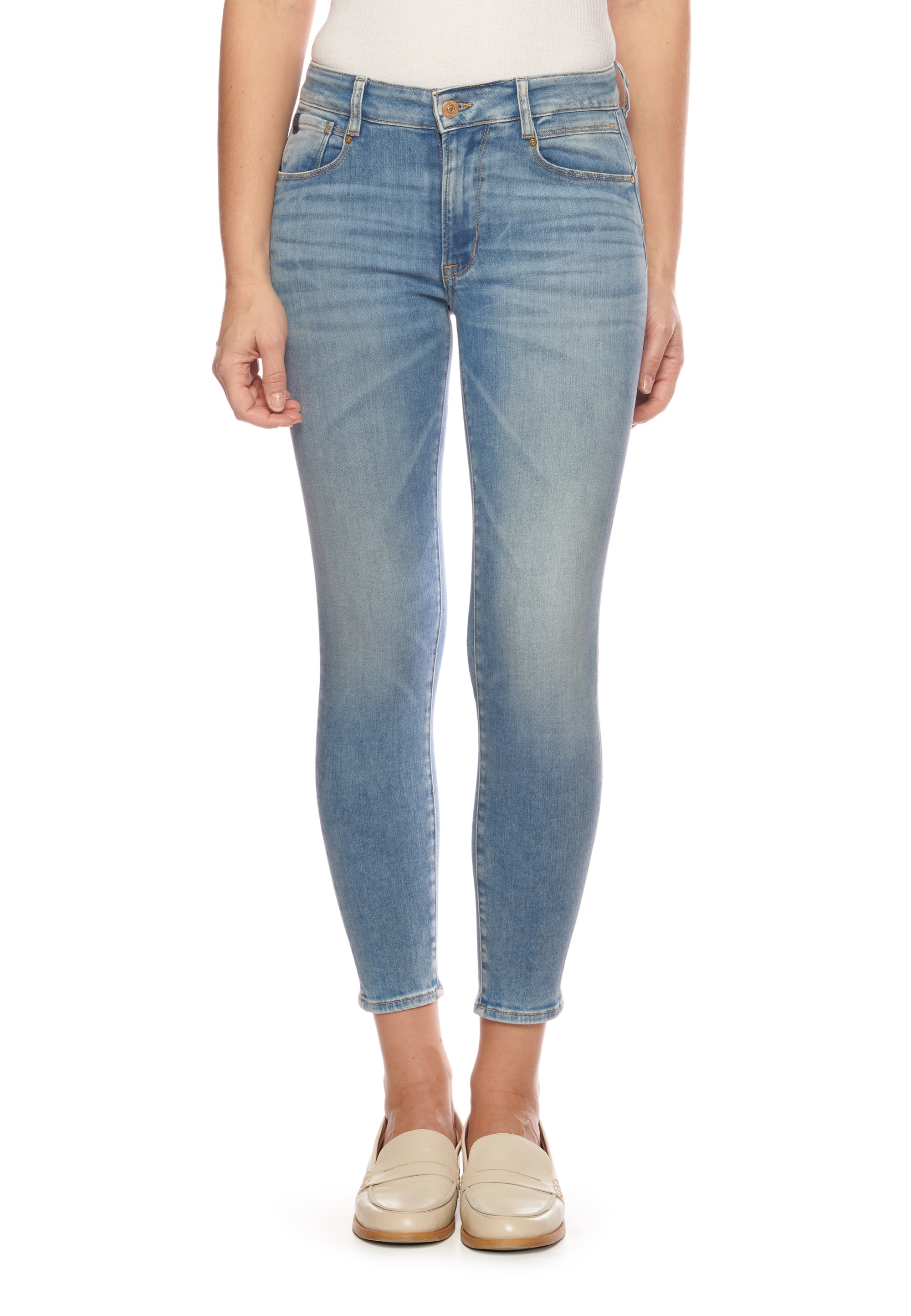 Slim-fit-Jeans, im klassischen 5-Pocket-Design