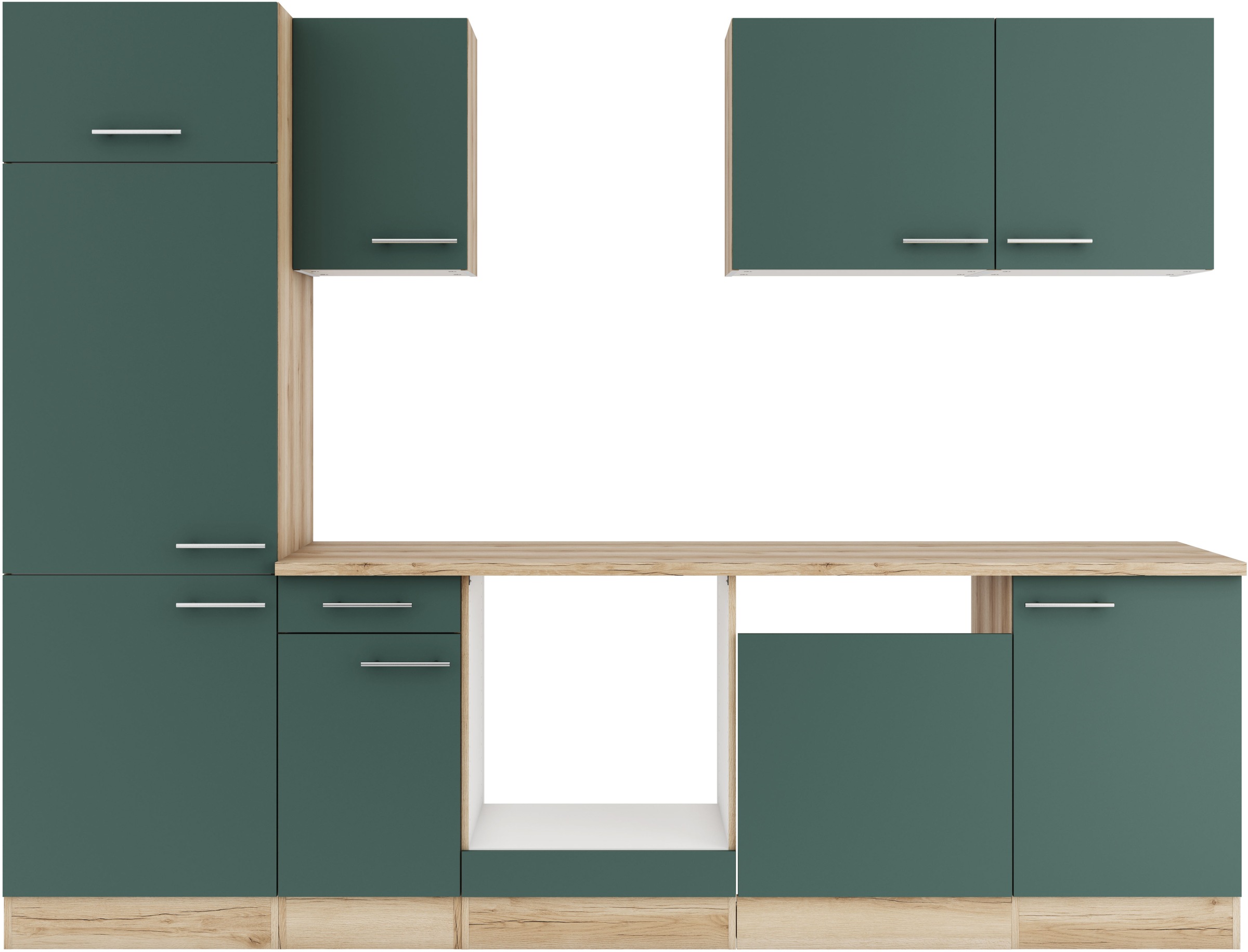 OPTIFIT Küchenzeile "Bella" Breite 270 cm, wahlweise mit E-Geräten
