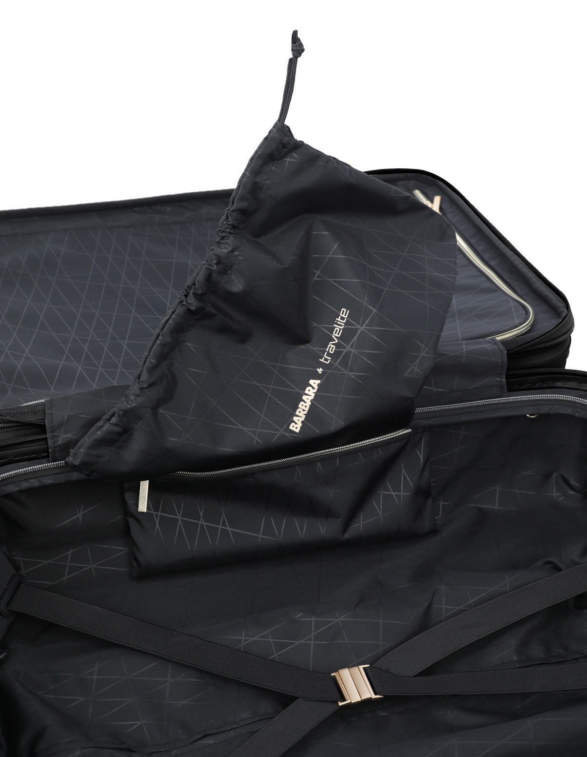 travelite Trolleyset »BARBARA & travelite | BARBARA NOVELTY«, (Set, 3 tlg.), Hartschalen-Kofferset Reisegepäck Volumenerweiterung bei M
