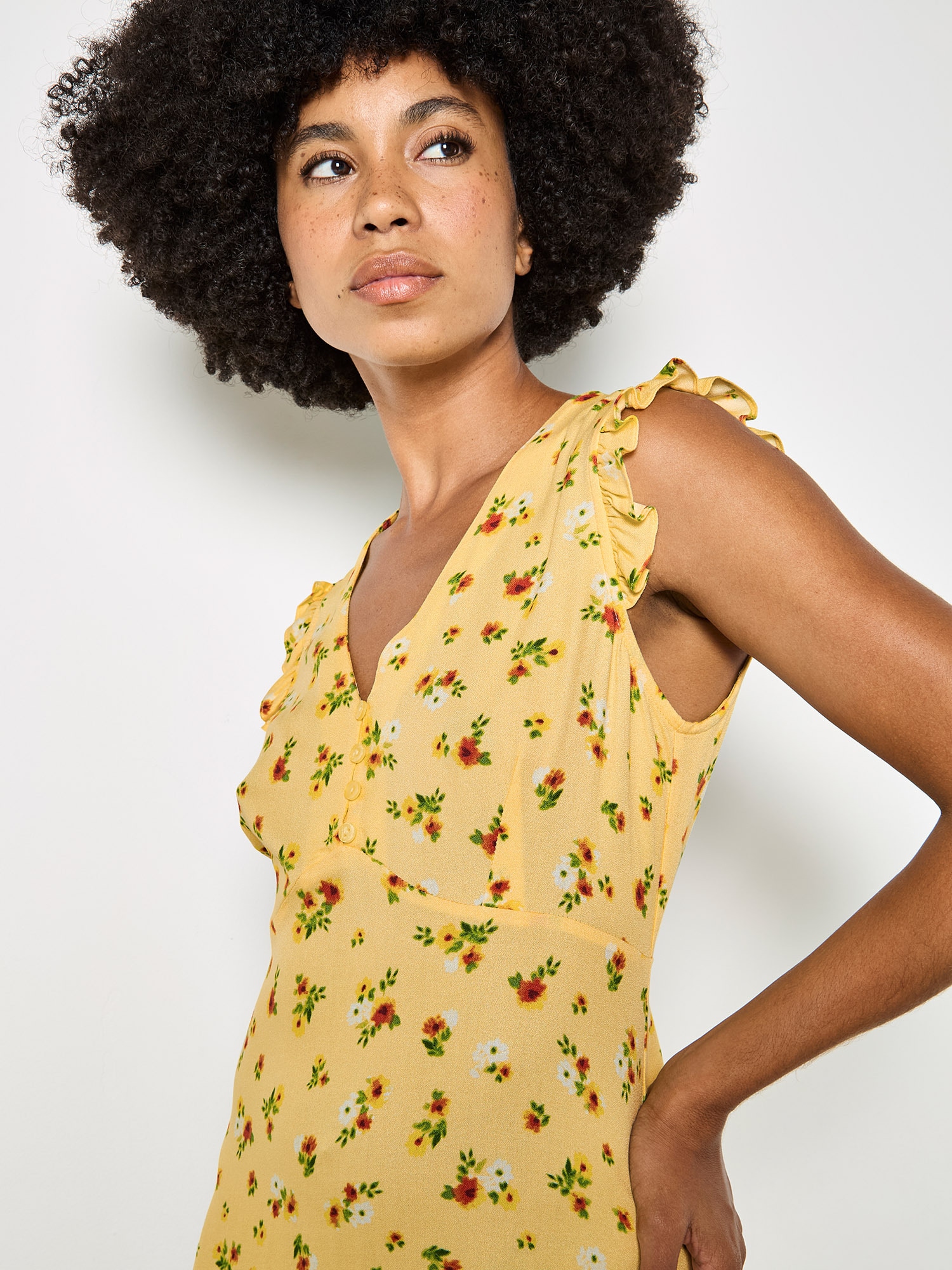 Apricot Minikleid »Vintage Mini-Kleid« Druck