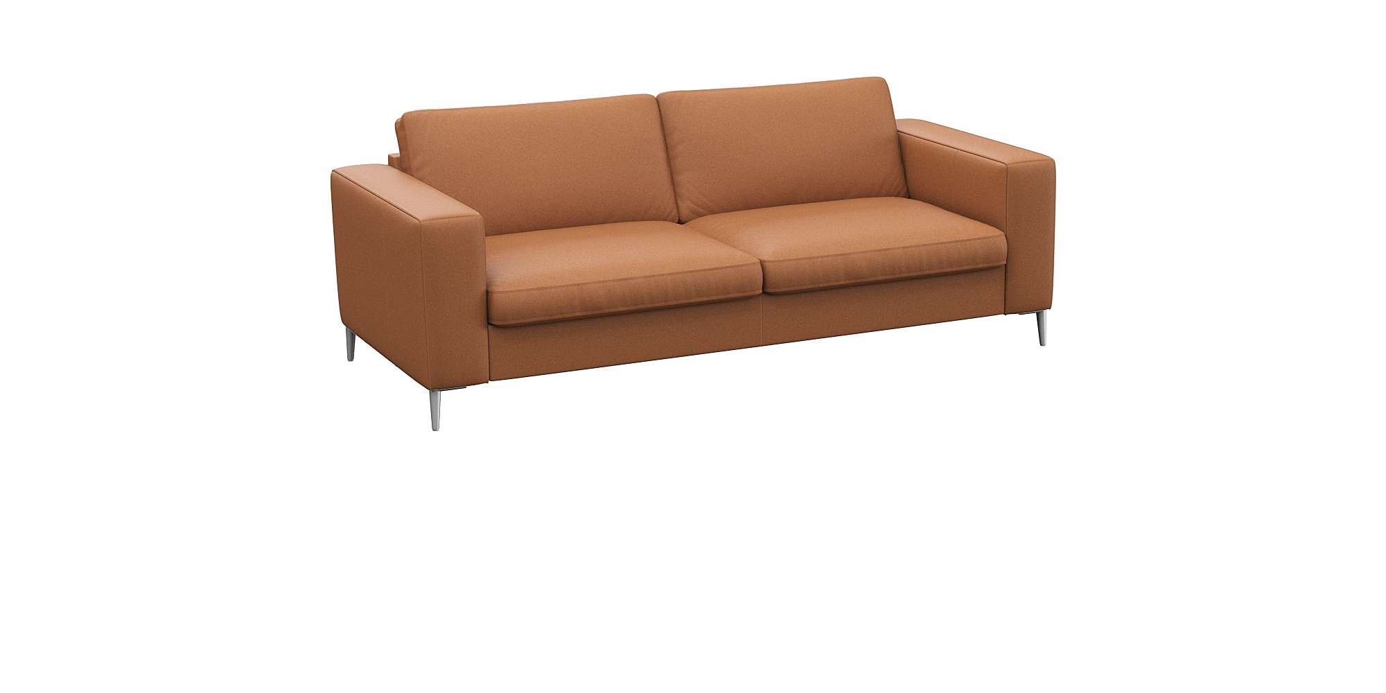 FLEXLUX 2,5-Sitzer »Fiore, super Sitzkomfort durch Kaltschaum im Sitz,«, breite Armlehnen, Füße Alu