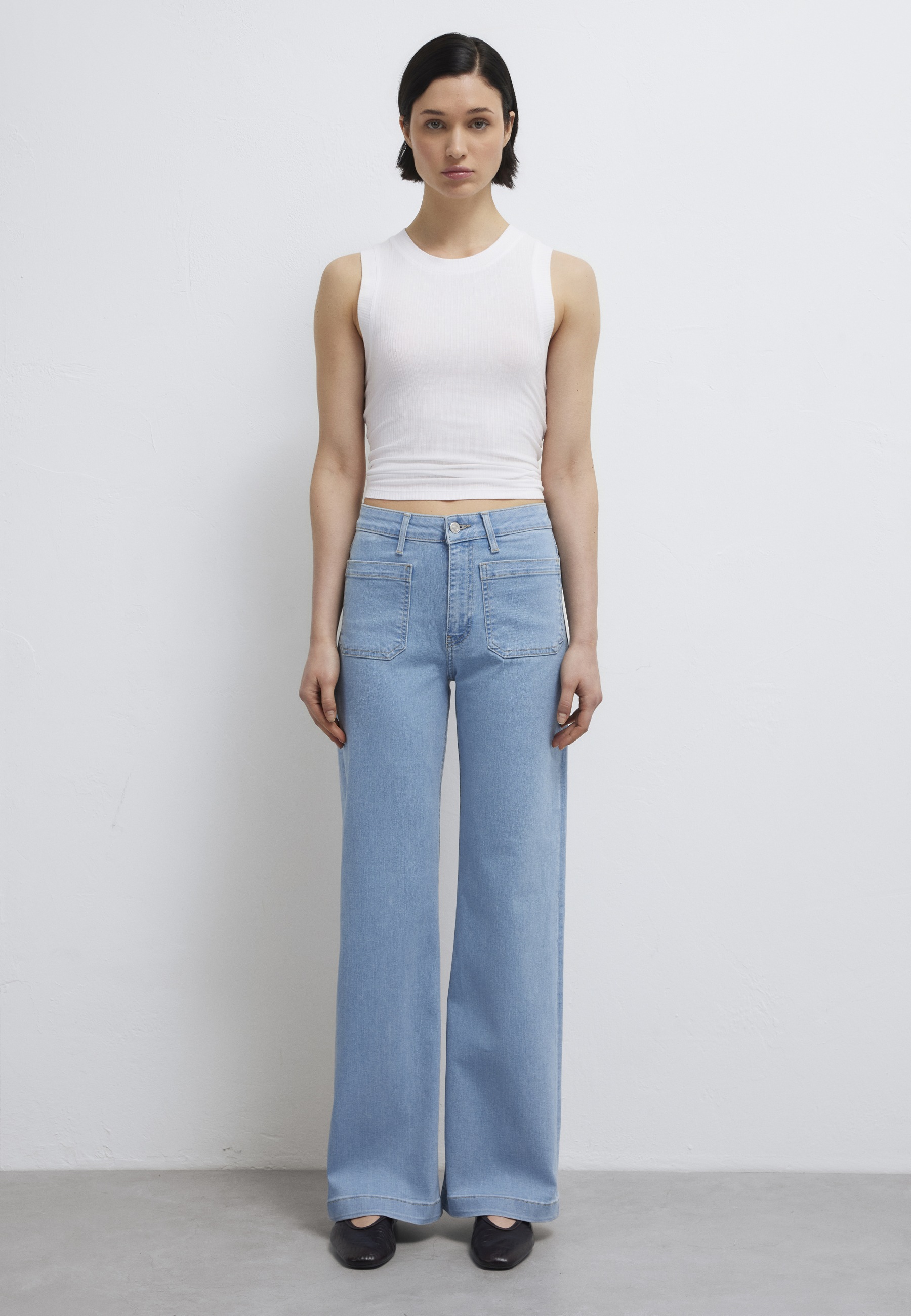 Mavi Weite Jeans »MALIBU MARINE« Wide Leg Jeans