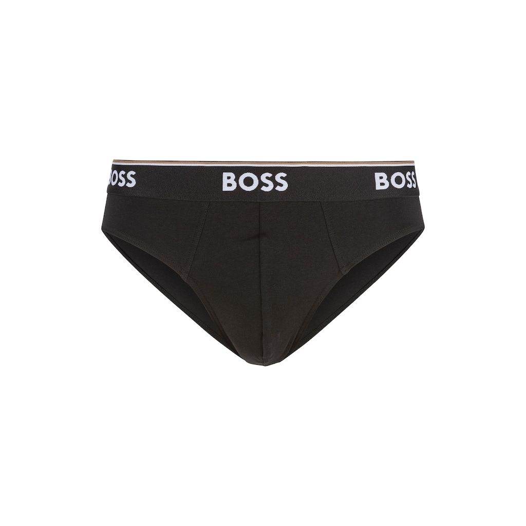 BOSS Slip »Brief 3P Power«, (Packung, 3 St., 3er), mit BOSS Logobund