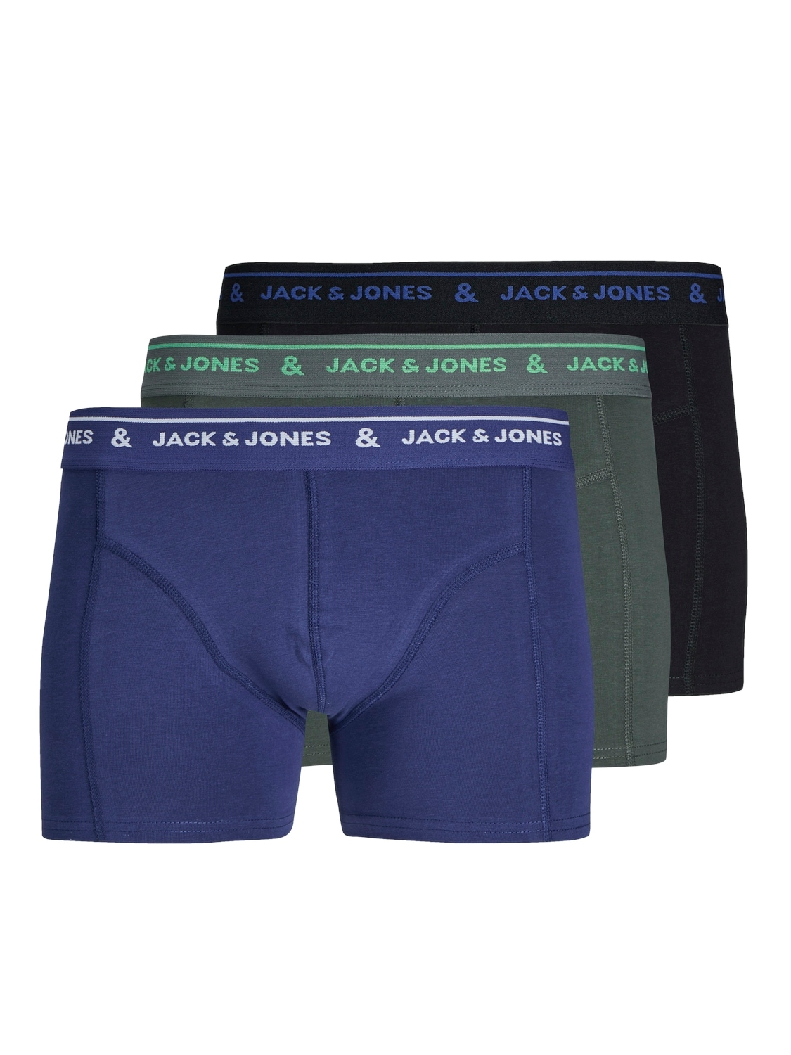 Jack & Jones Trunk "JACLAWRENCE SOLID TRUNKS 3 PACK", (Packung, 3 St.)