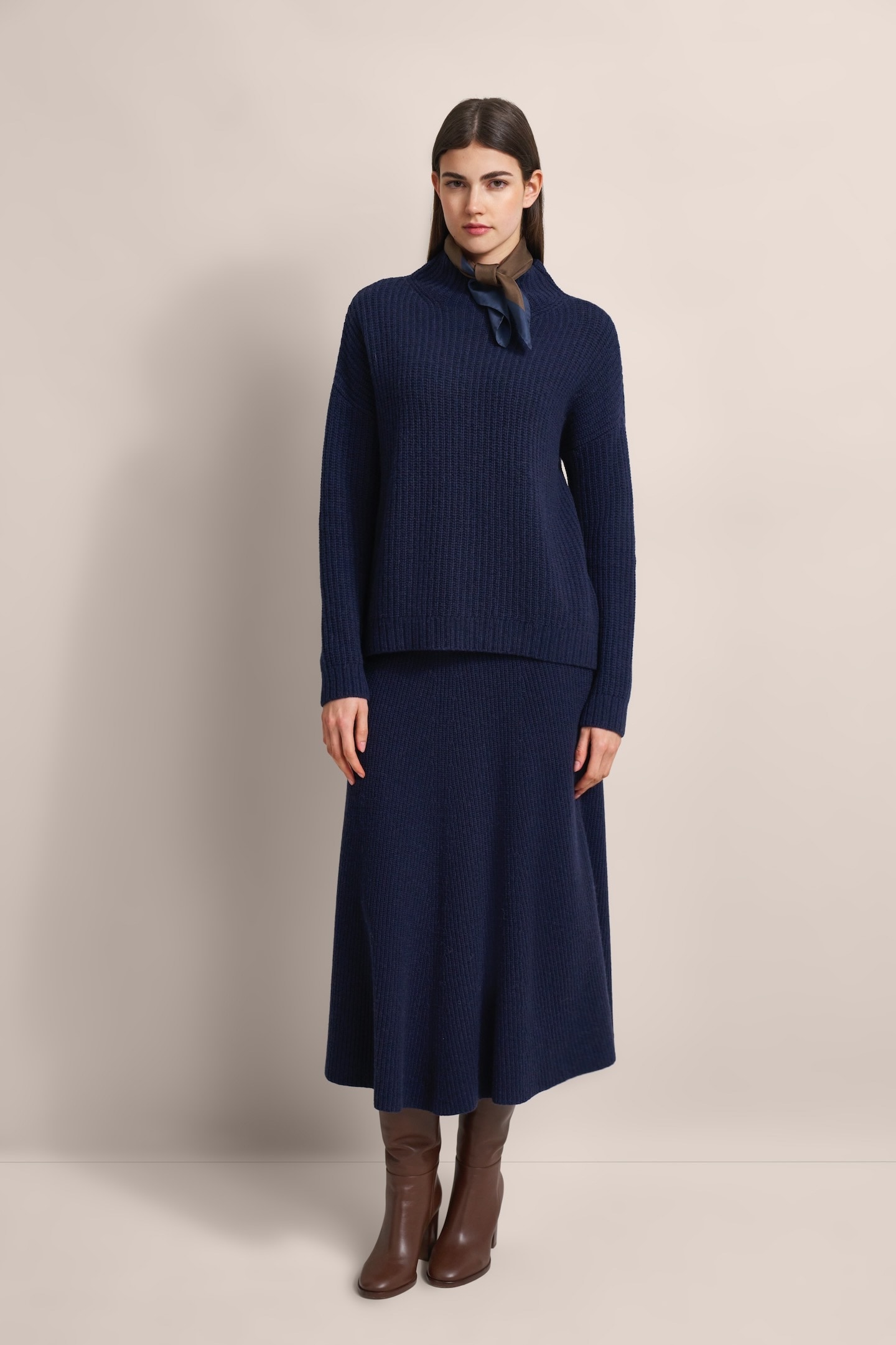 bugatti Rundhalspullover, mit leichtem Turtleneck