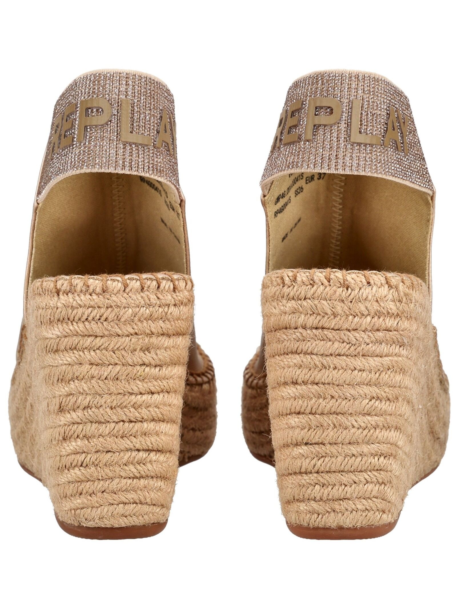 Replay Keilsandalette »Replay Sandalen Lederimitat/Textil«