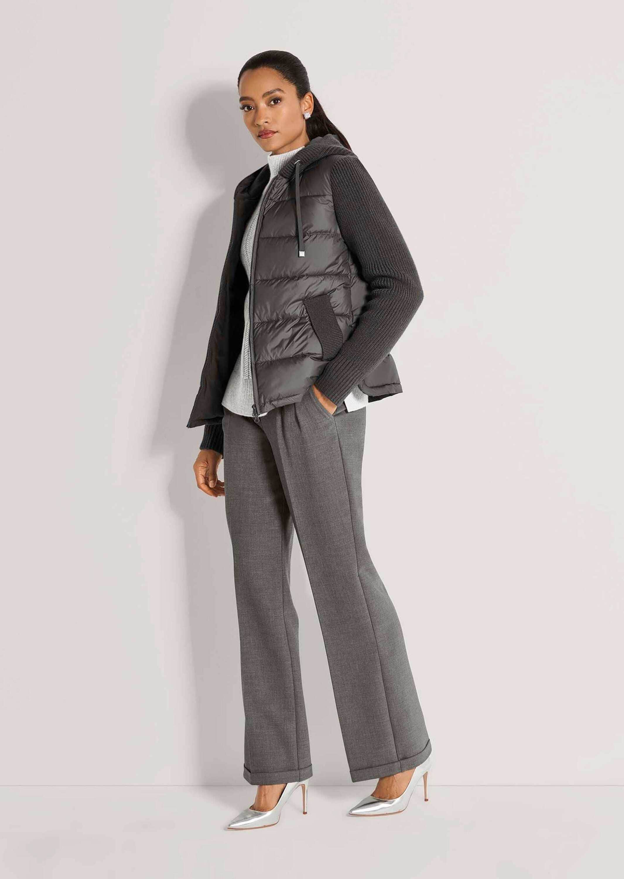 MADELEINE Kurzjacke »Jacke Steppjacke mit Strickärmeln«