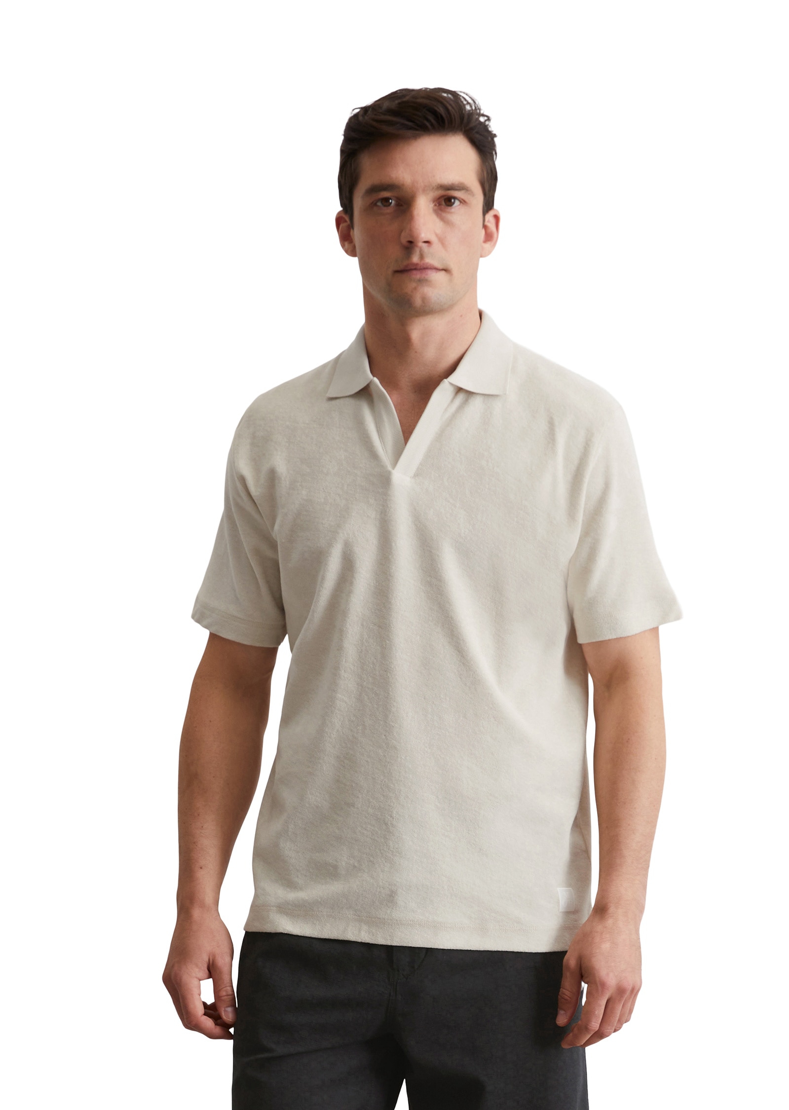 Marc OPolo Poloshirt "aus Bio-Baumwoll-Frottee" günstig online kaufen