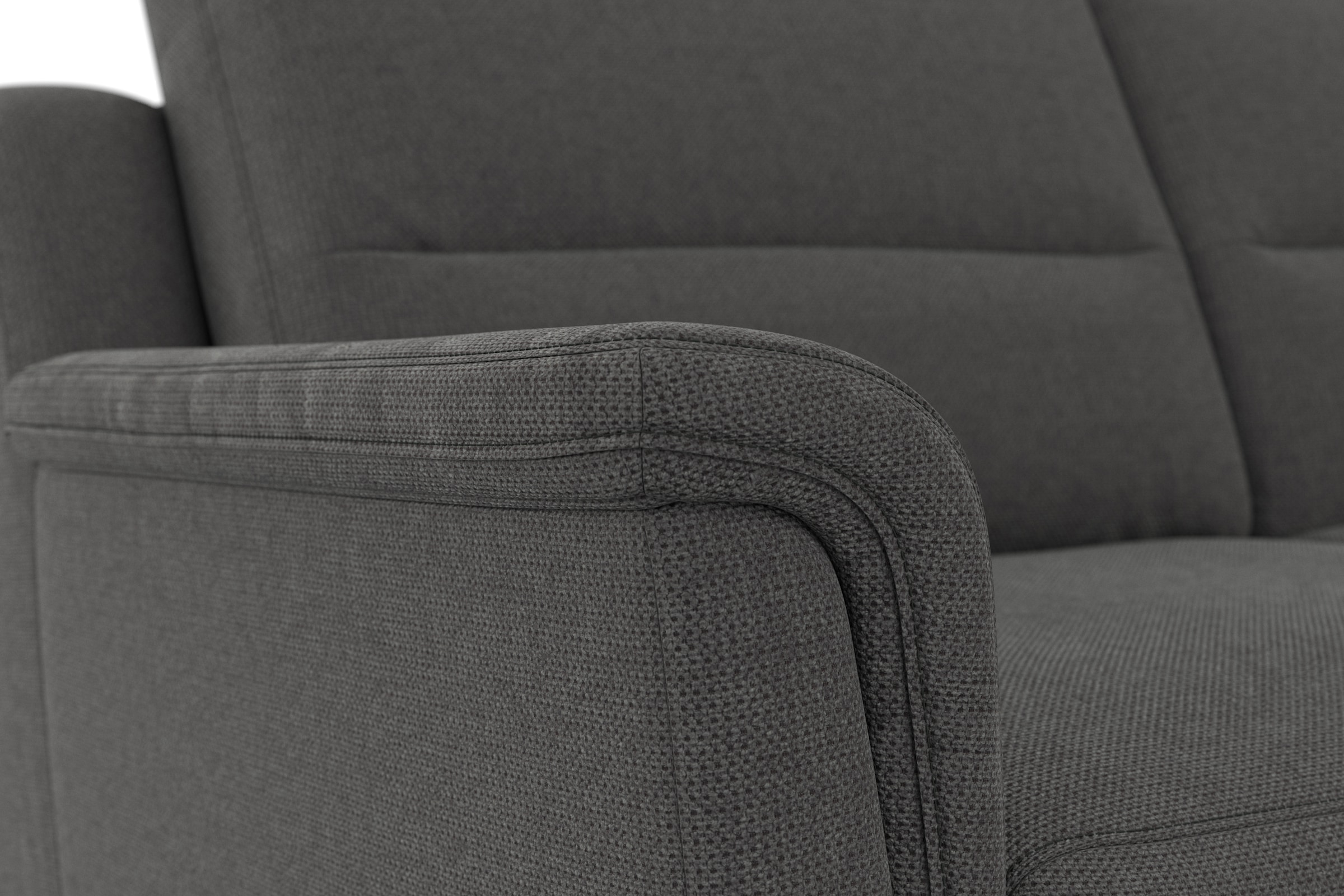 sit&more Ecksofa »Farö L-Form«, inklusive Federkern, wahlweise mit Bettfunktion und Bettkasten